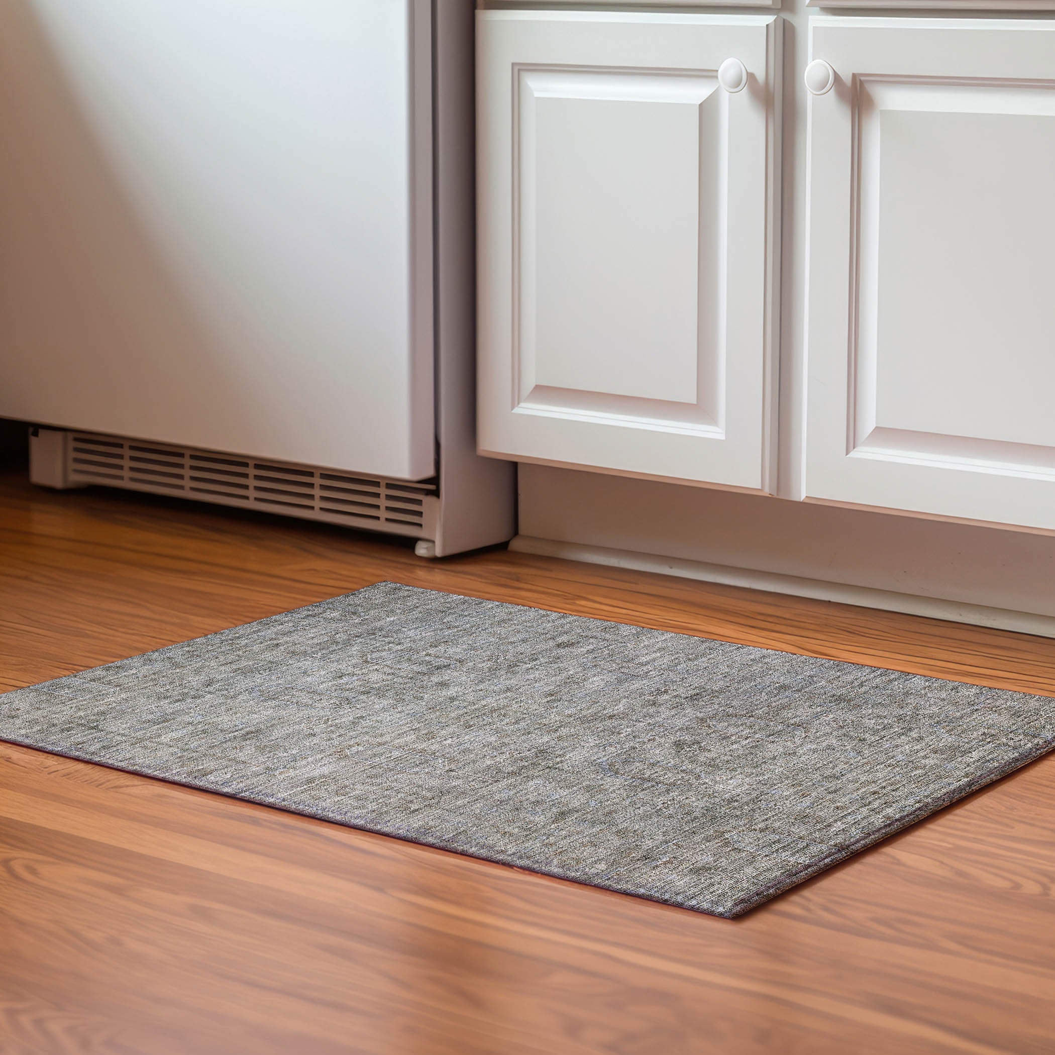 Lima Machine Washable Transitional Granite Gray Rug 1'8" x 2'6" #shape_Rectangle