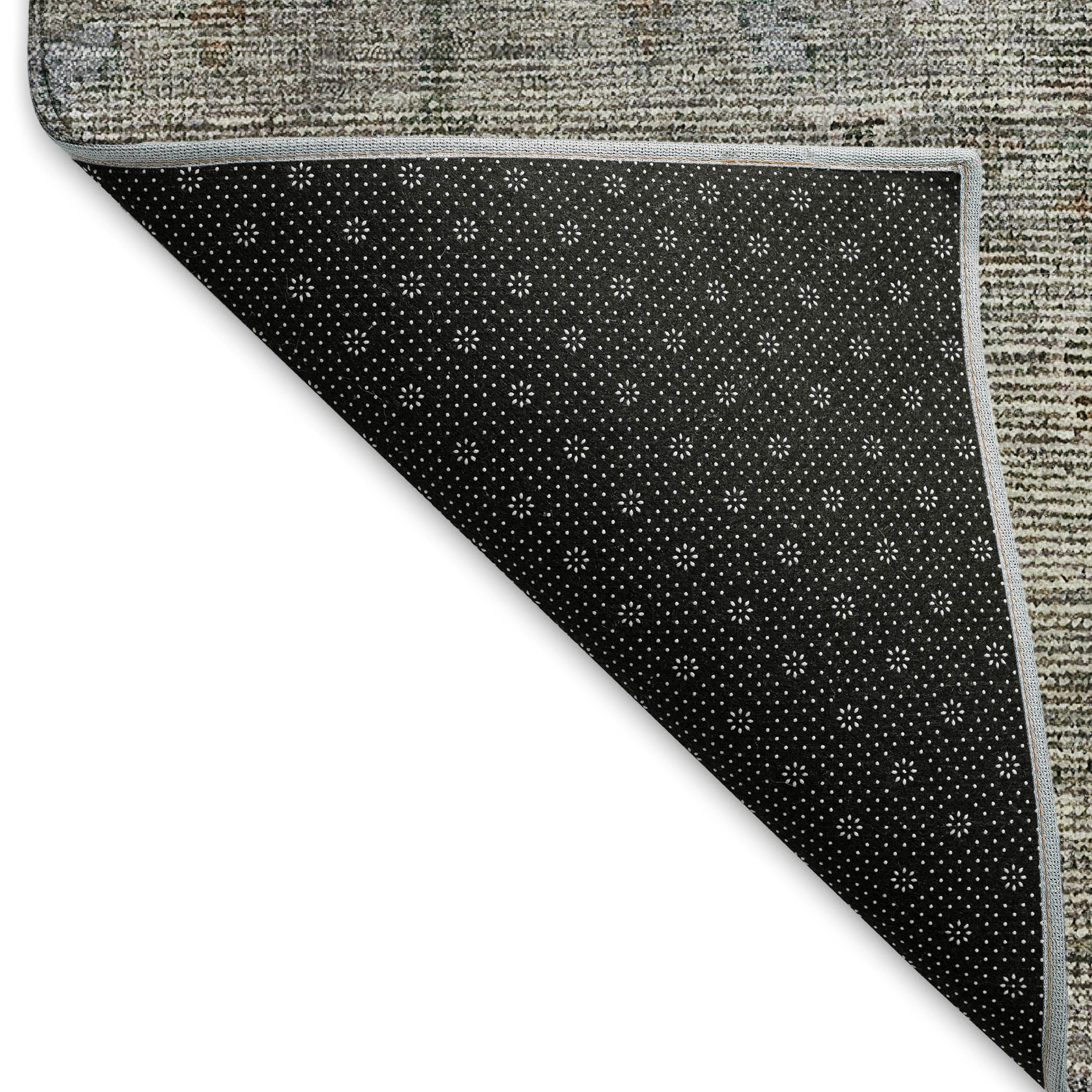 Lima Machine Washable Transitional Granite Gray Rug 1'8" x 2'6" #shape_Rectangle