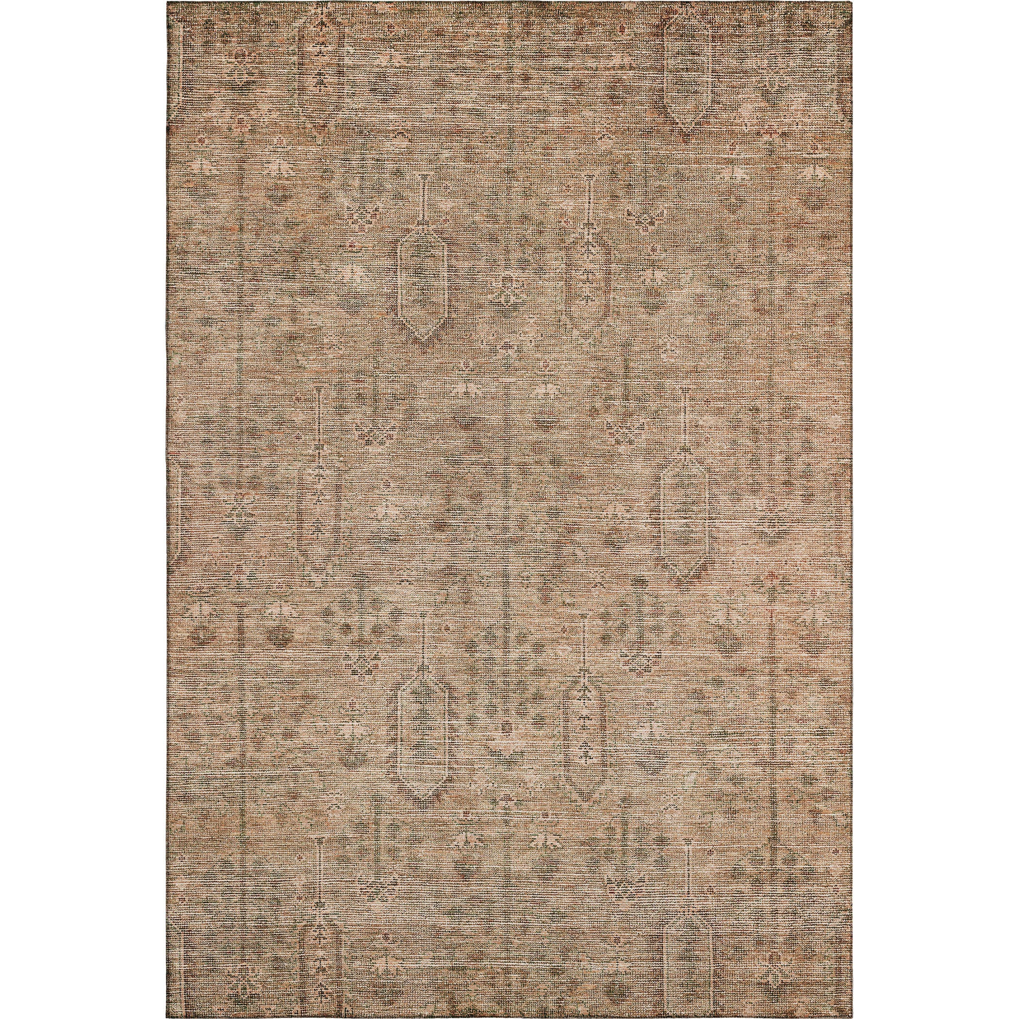 Lima Machine Washable Transitional Terracotta Orange Rug 2'6" x 3'10" #shape_Rectangle