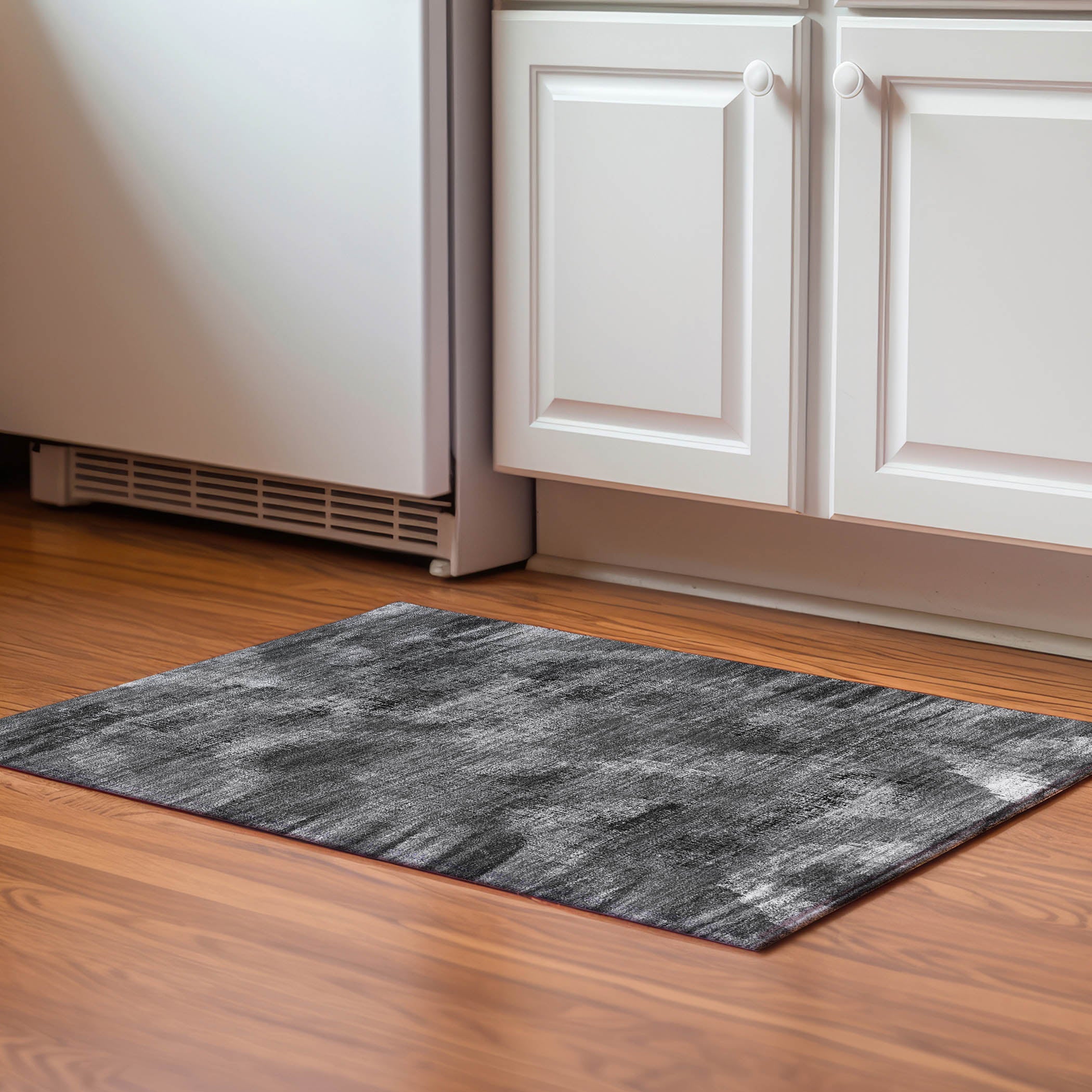 Istanbul Machine Washable Transitional Gray Rug 1'8" x 2'6" #shape_Rectangle