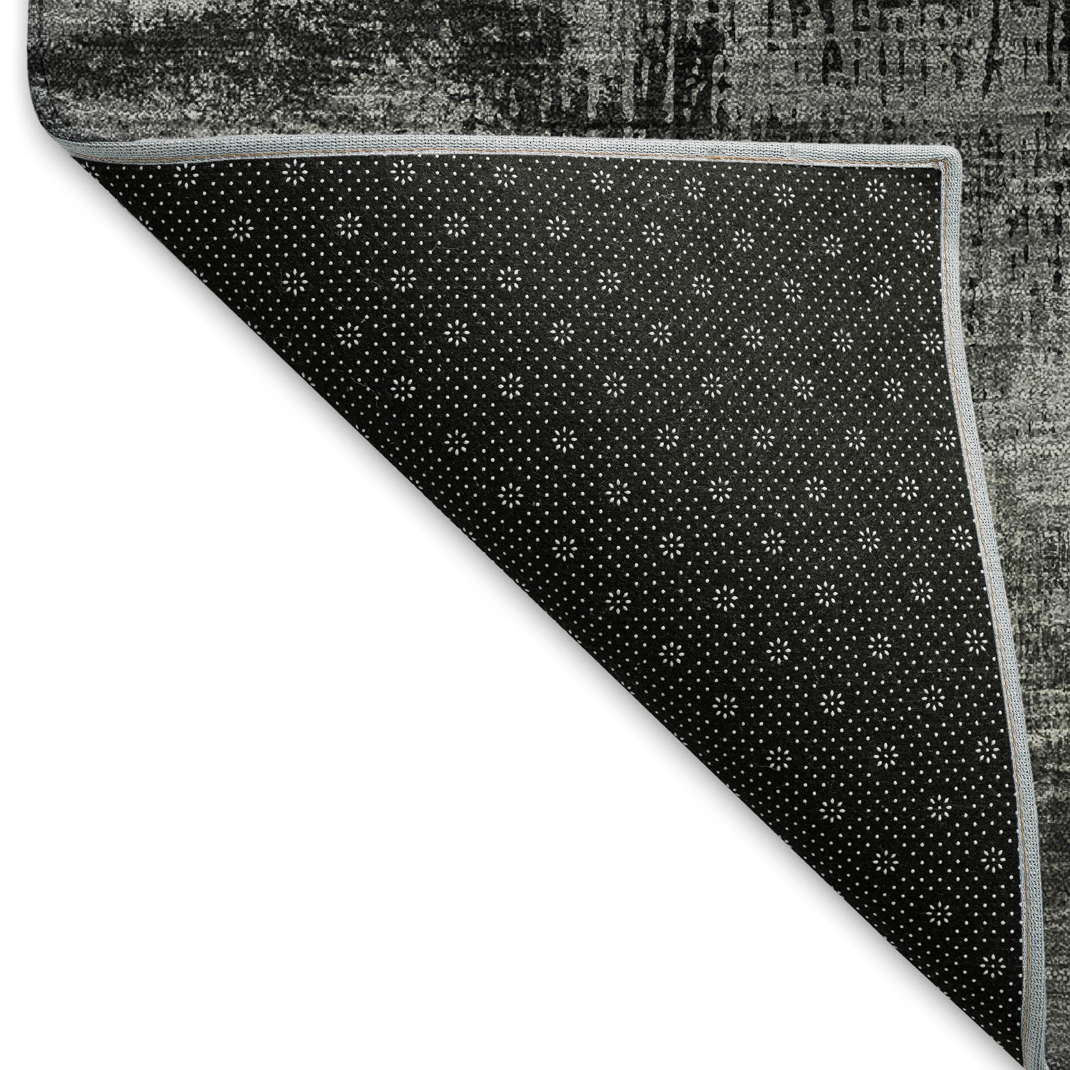 Istanbul Machine Washable Transitional Gray Rug 1'8" x 2'6" #shape_Rectangle
