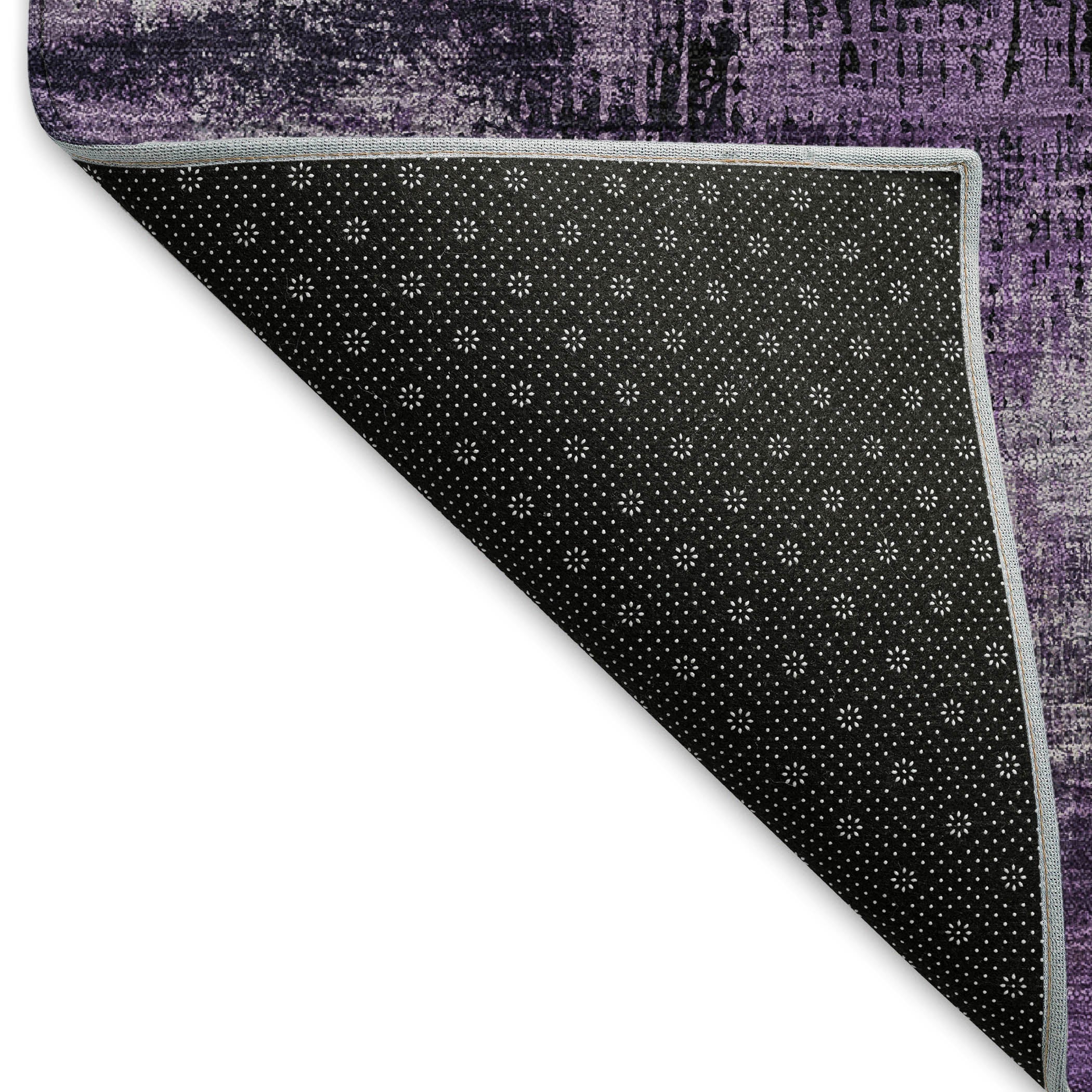 Istanbul Machine Washable Transitional Purple Rug 1'8" x 2'6" #shape_Rectangle