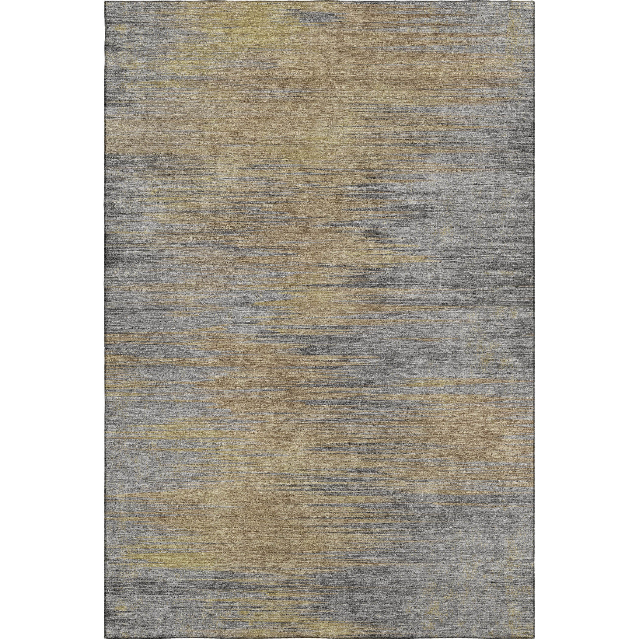 Tallinn Machine Washable Transitional Brown Rug 2'6" x 3'10" #shape_Rectangle