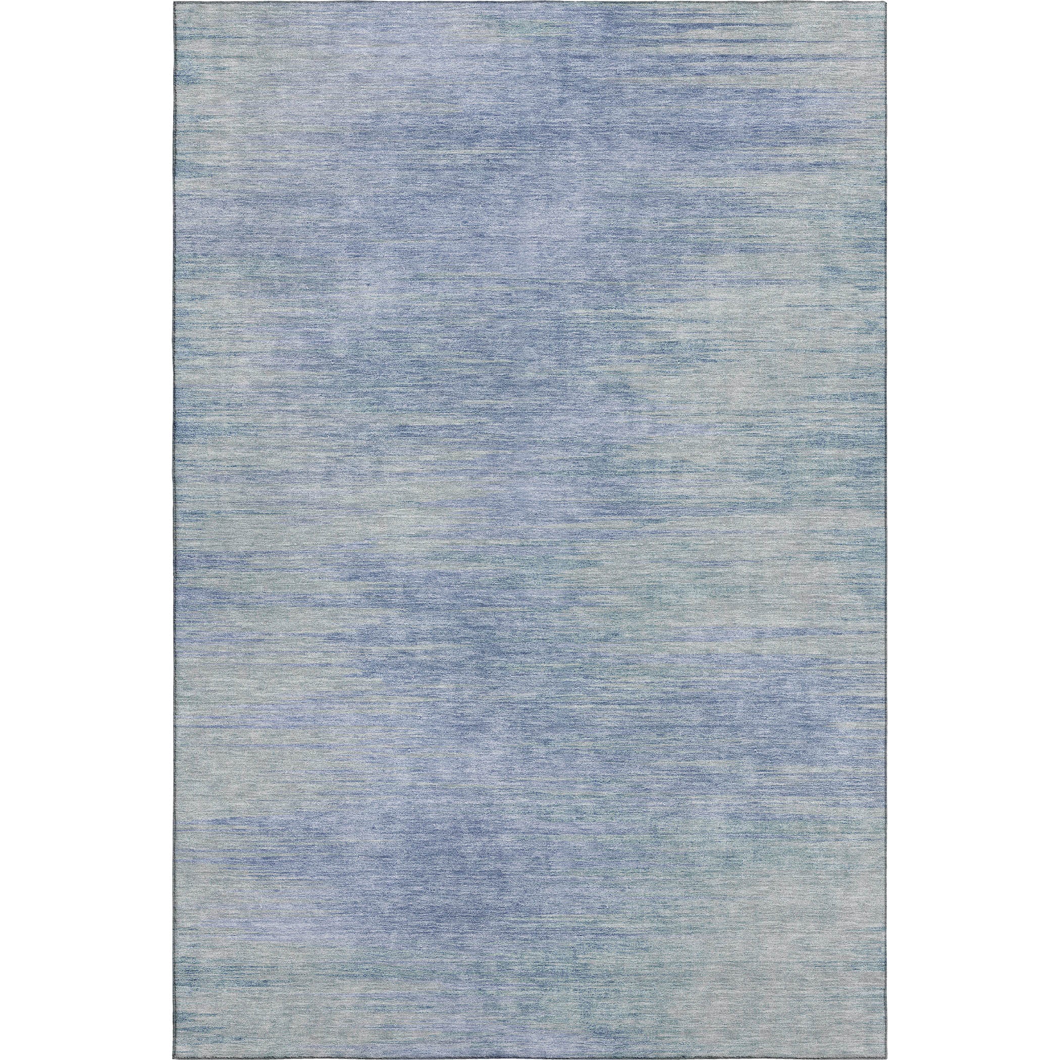 Tallinn Machine Washable Transitional Denim Blue Rug 2'6" x 3'10" #shape_Rectangle