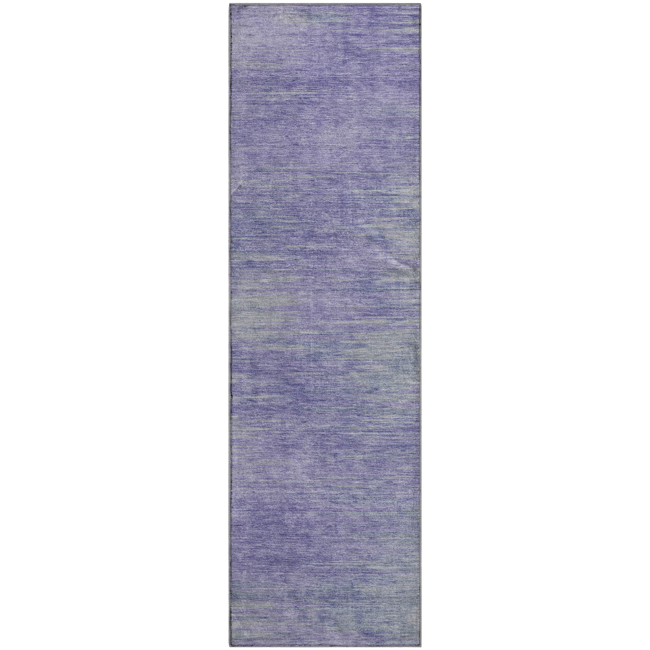 Tallinn Machine Washable Transitional Plum Purple Rug 2'3" x 7'6" #shape_Runner
