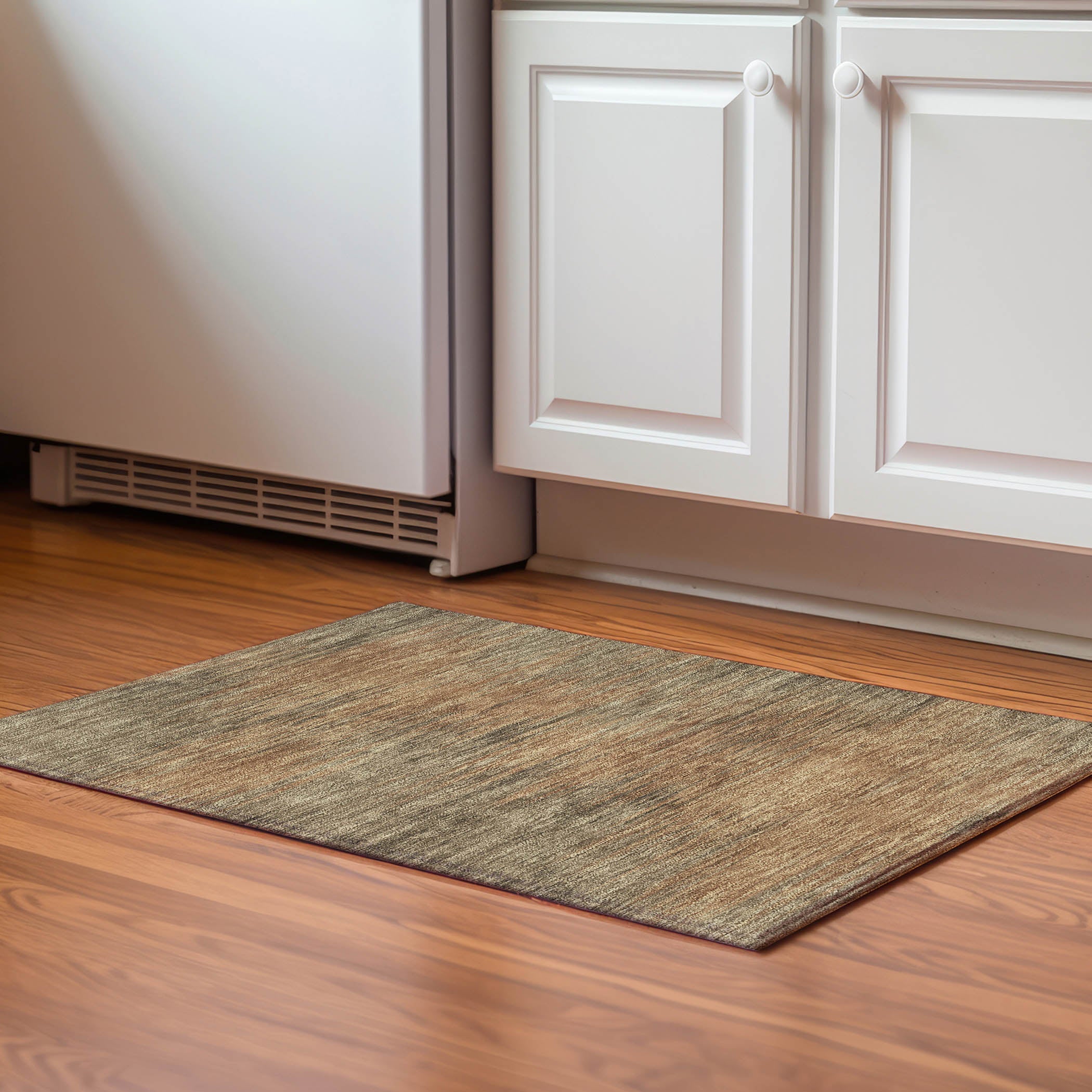 Tallinn Machine Washable Transitional Terracotta Orange Rug 1'8" x 2'6" #shape_Rectangle