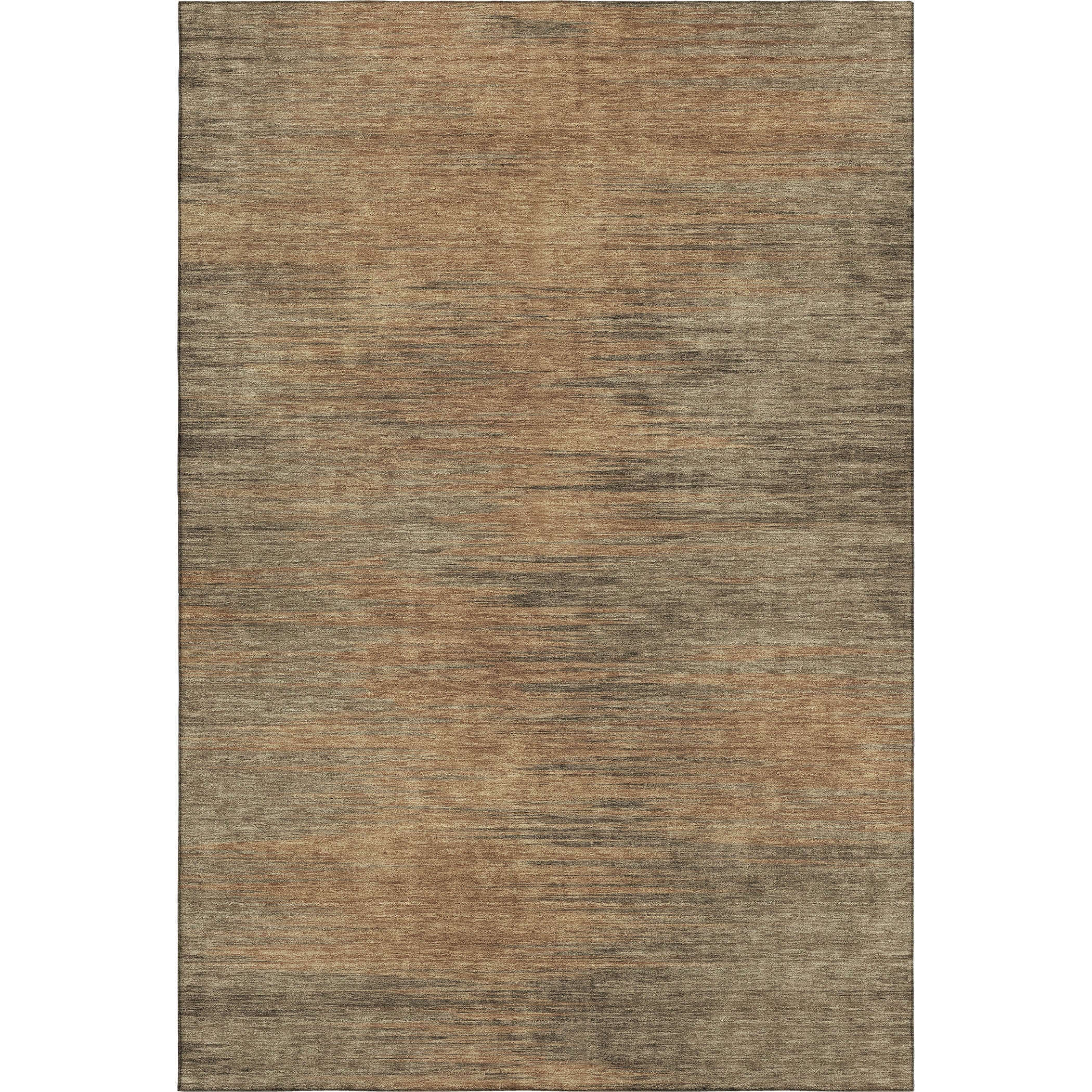 Tallinn Machine Washable Transitional Terracotta Orange Rug 2'6" x 3'10" #shape_Rectangle