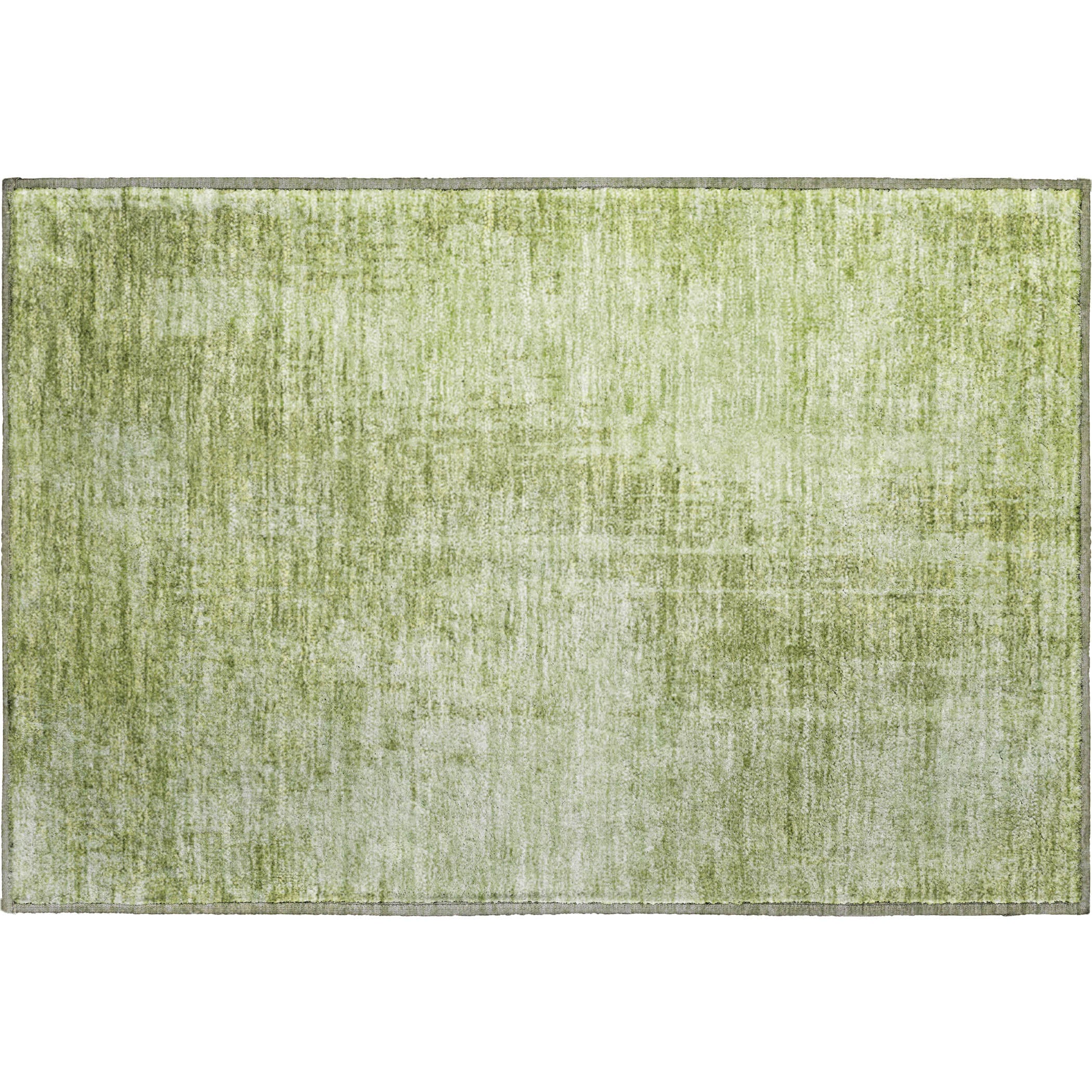 Siena Machine Washable Transitional Sage Green Rug 1'8" x 2'6" #shape_Rectangle