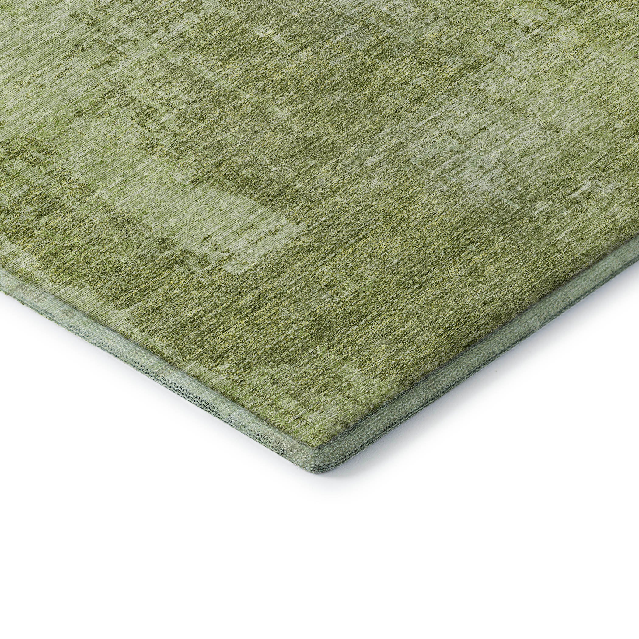 Siena Machine Washable Transitional Sage Green Rug 1'8" x 2'6" #shape_Rectangle