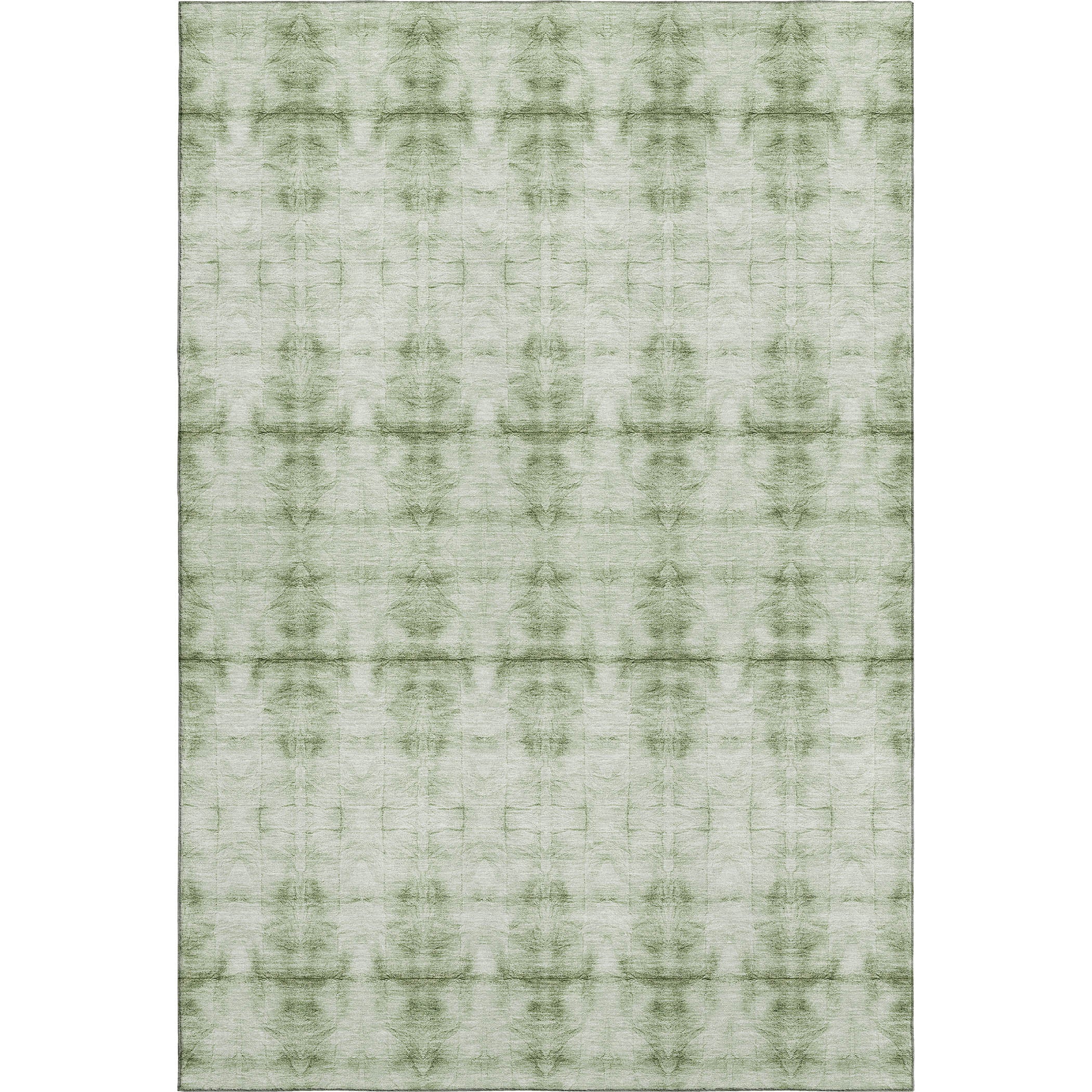 Reykjavik Machine Washable Transitional Sage Green Rug 2'6" x 3'10" #shape_Rectangle