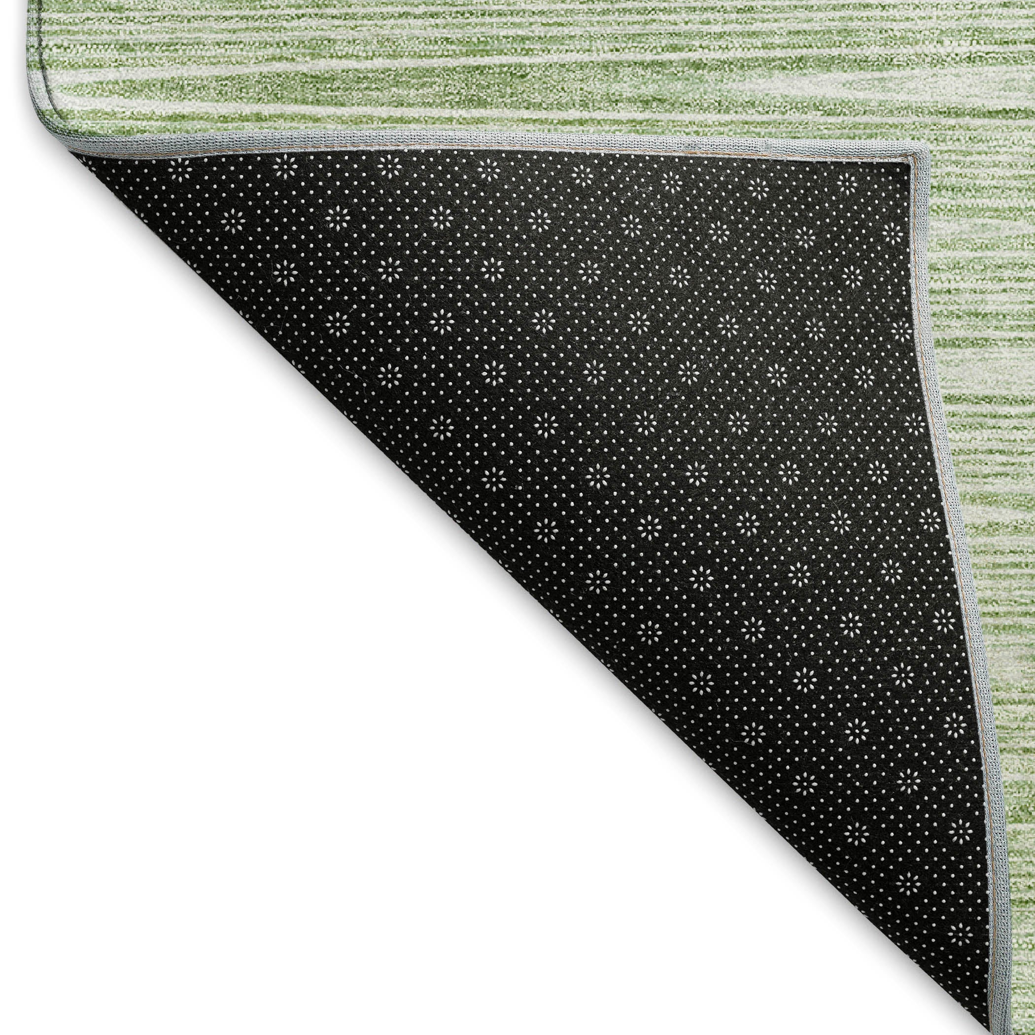 Budapest Machine Washable Transitional Aloe Green Rug 1'8" x 2'6" #shape_Rectangle