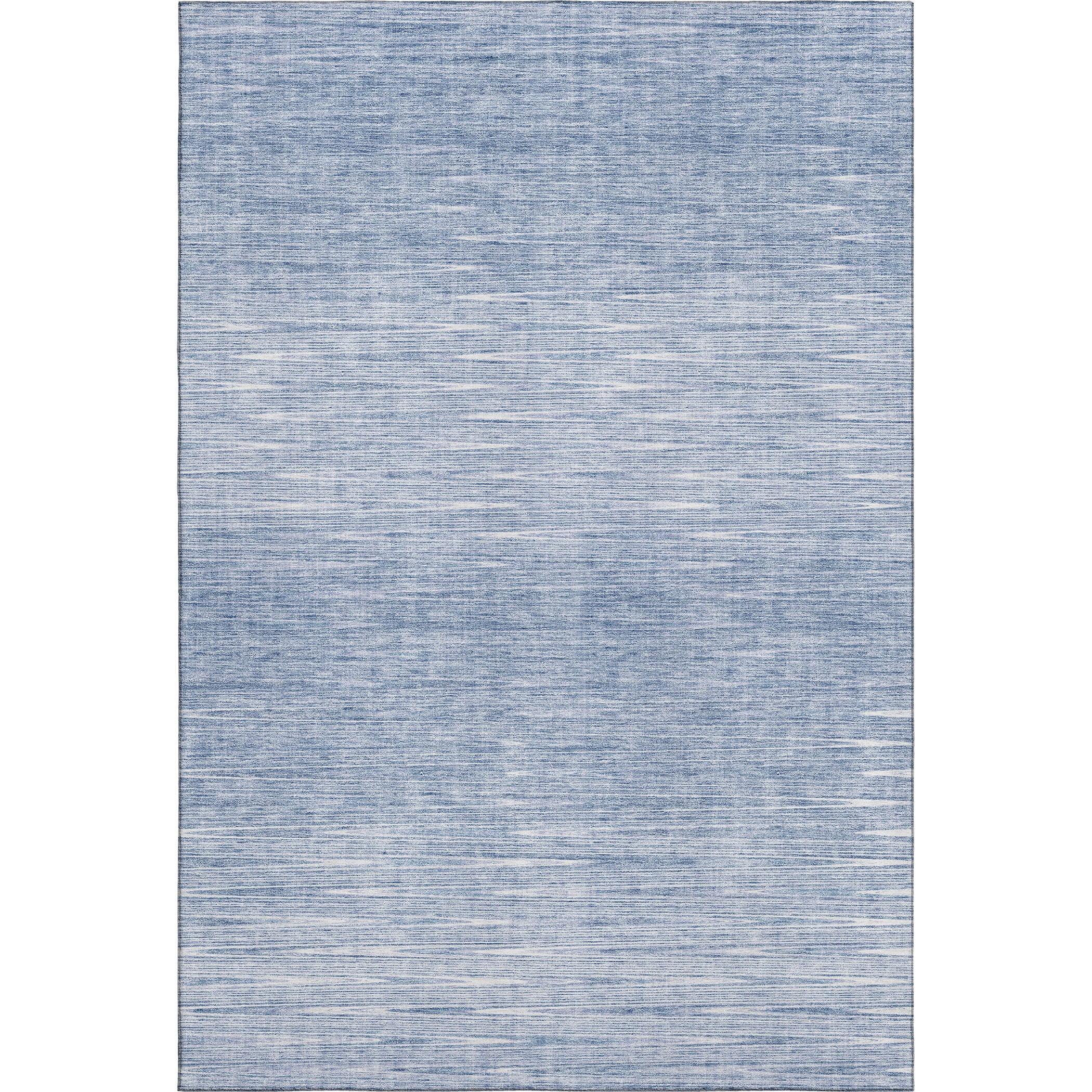 Budapest Machine Washable Transitional Denim Blue Rug 2'6" x 3'10" #shape_Rectangle