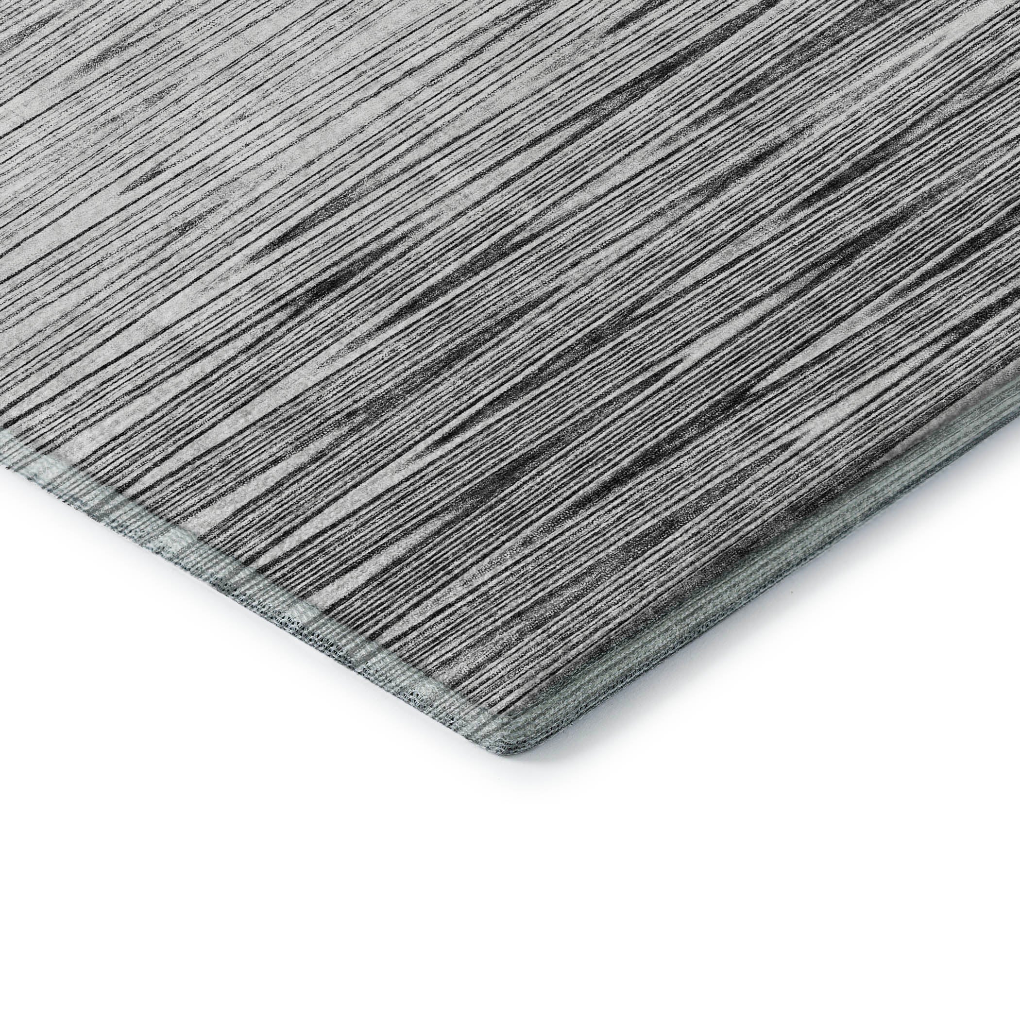 Budapest Machine Washable Transitional Gray Rug 1'8" x 2'6" #shape_Rectangle