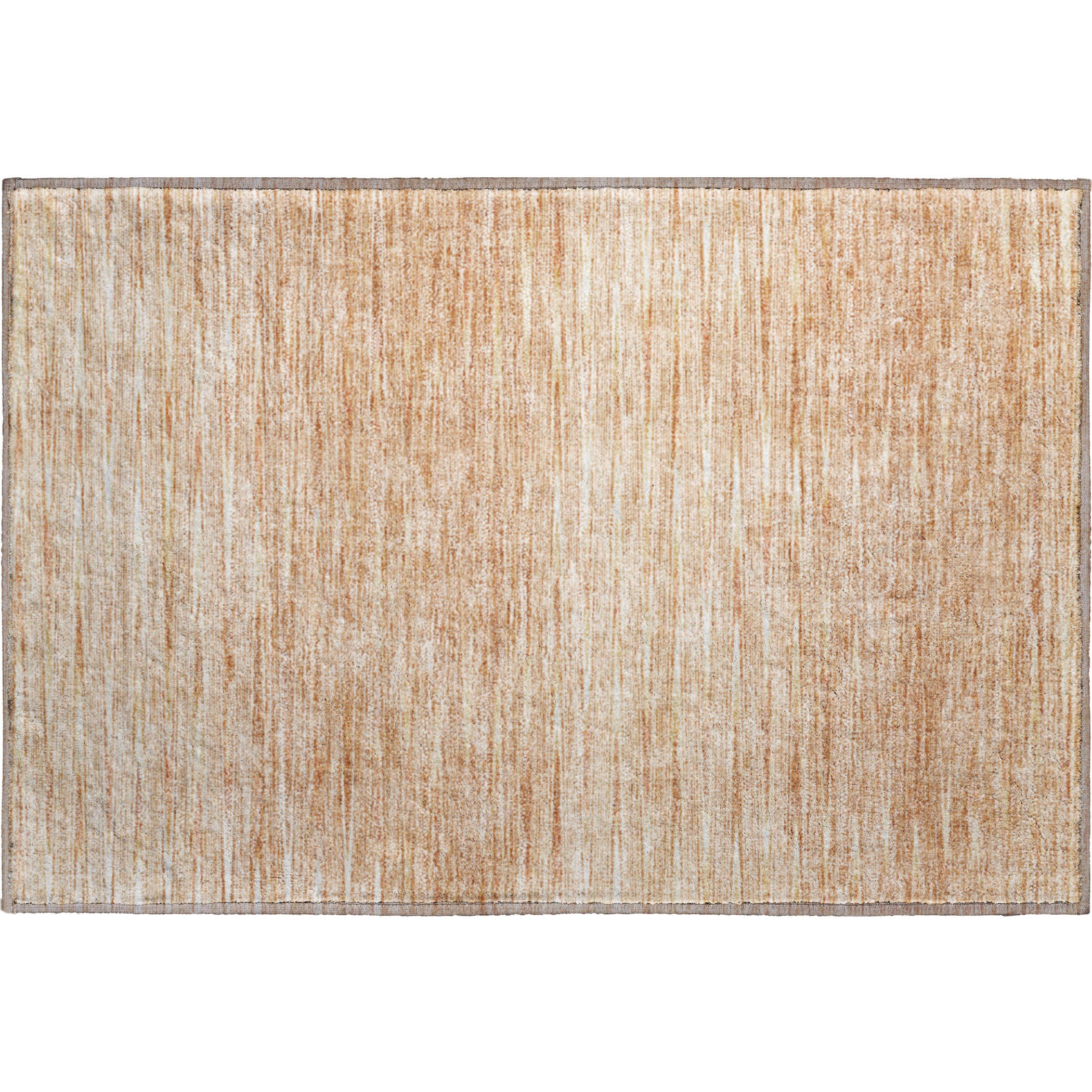 Budapest Machine Washable Transitional Salmon Orange Rug 1'8" x 2'6" #shape_Rectangle