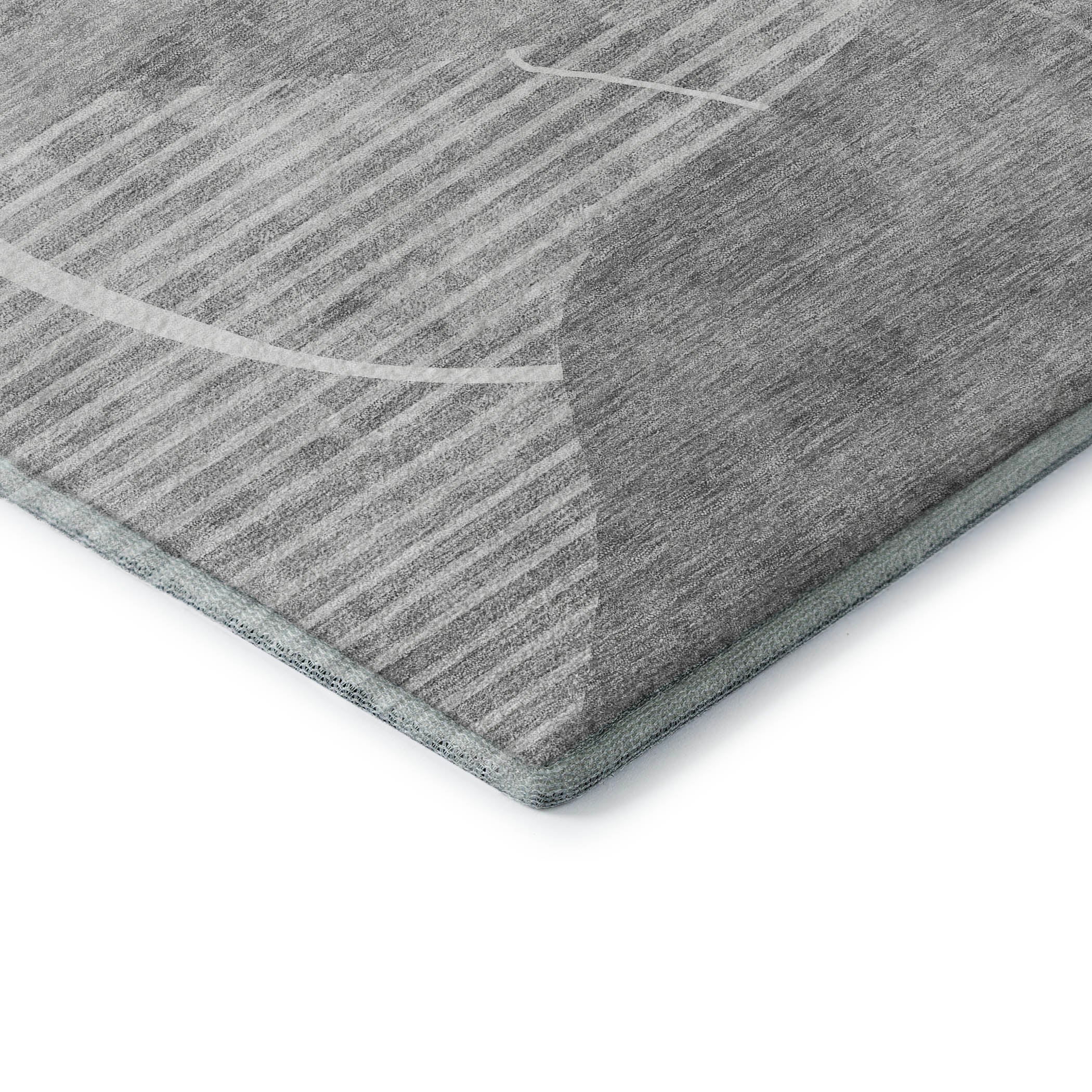 Reykjavik Machine Washable Transitional Gray Rug 1'8" x 2'6" #shape_Rectangle