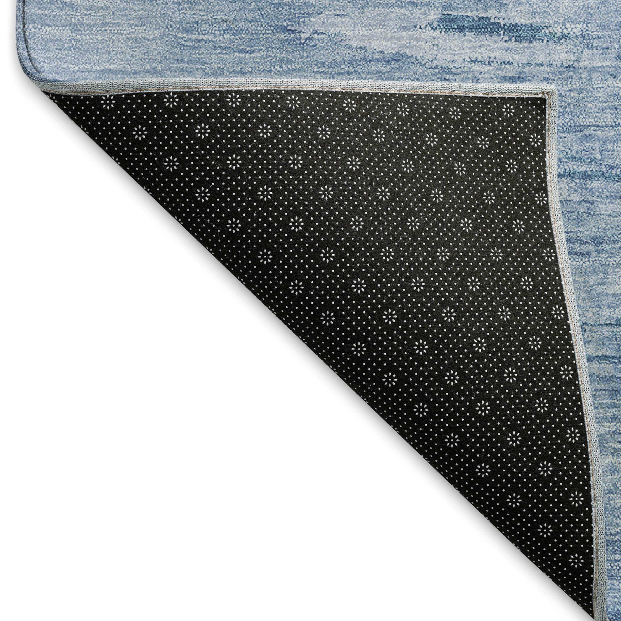 Lucerne Machine Washable Transitional Blue Rug 1'8" x 2'6" #shape_Rectangle