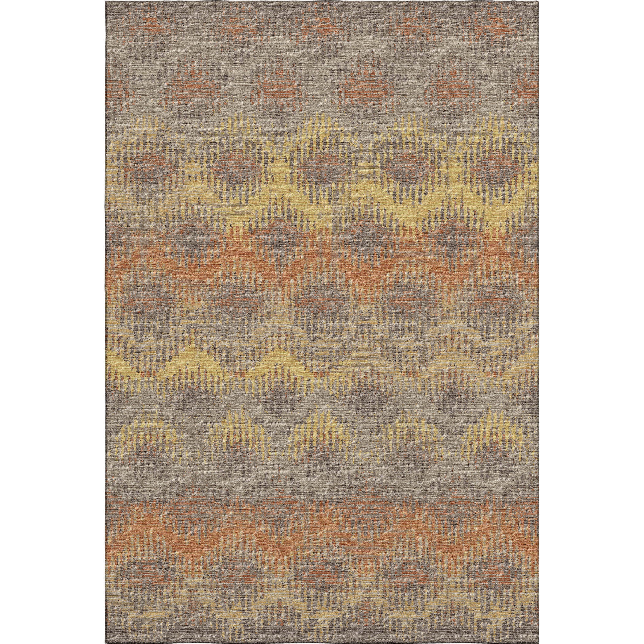 Bruges Machine Washable Transitional Canyon Multi Rug 2'6" x 3'10" #shape_Rectangle