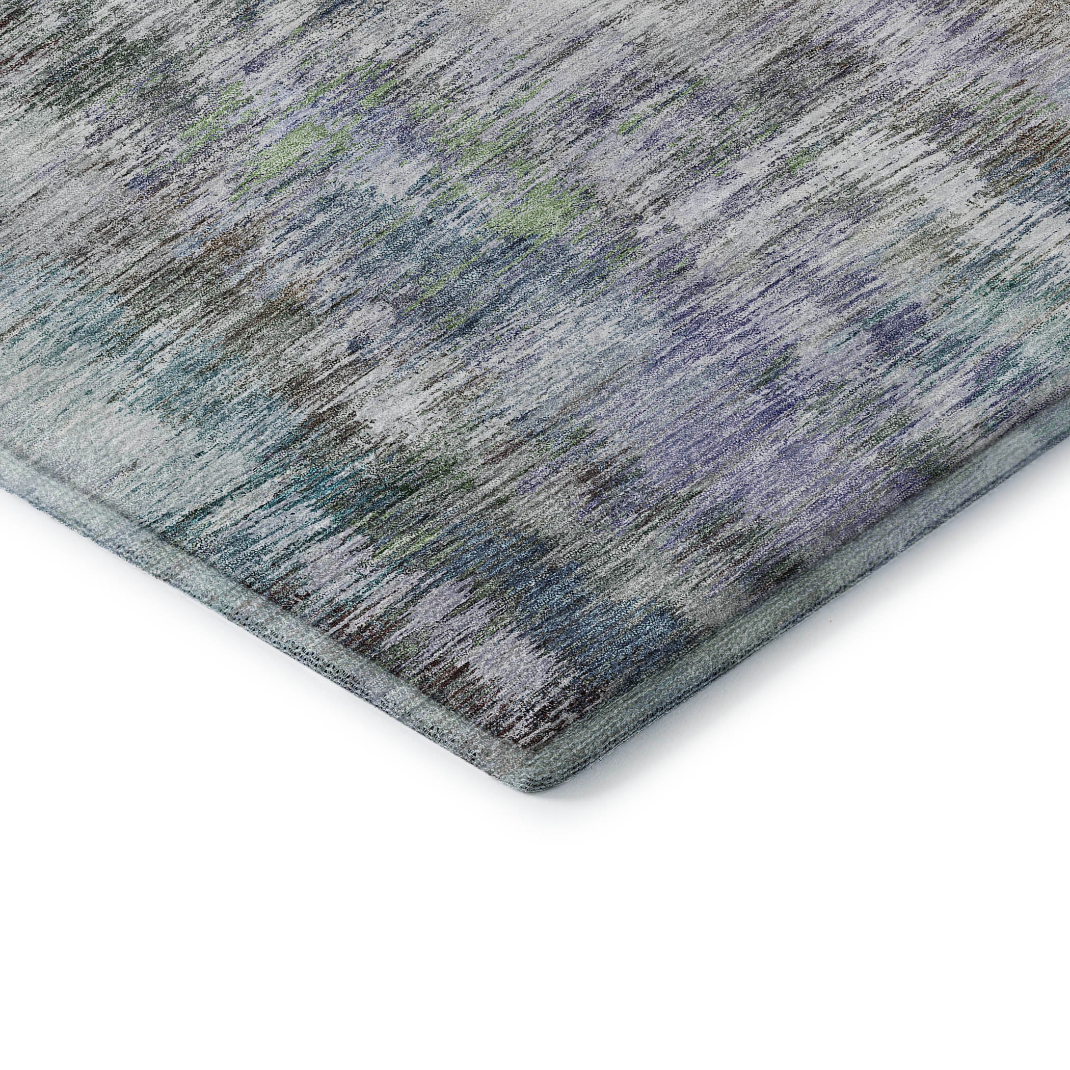 Lucerne Machine Washable Transitional Green Rug 1'8" x 2'6" #shape_Rectangle