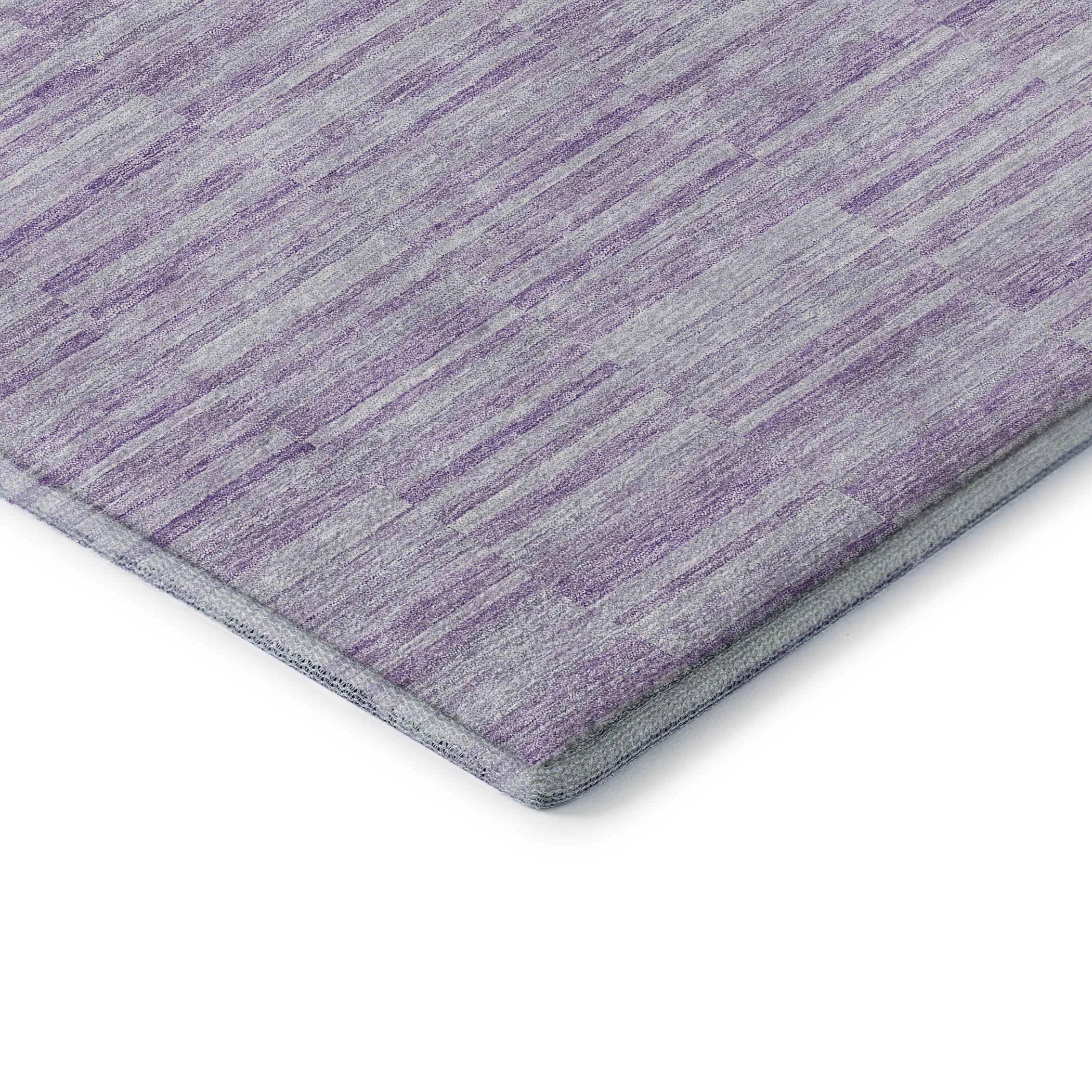 Colombo Machine Washable Transitional Plum Purple Rug 1'8" x 2'6" #shape_Rectangle