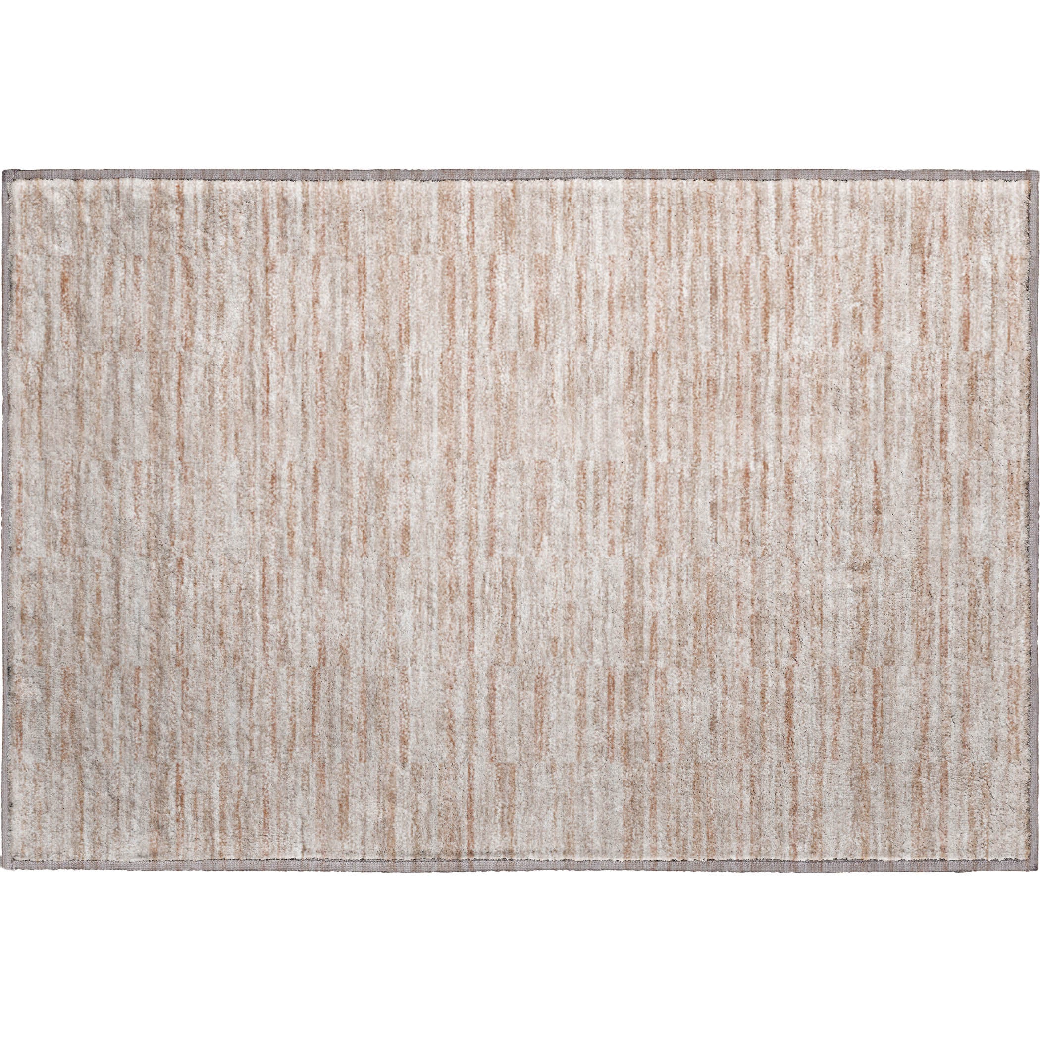 Colombo Machine Washable Transitional Salmon Orange Rug 1'8" x 2'6" #shape_Rectangle