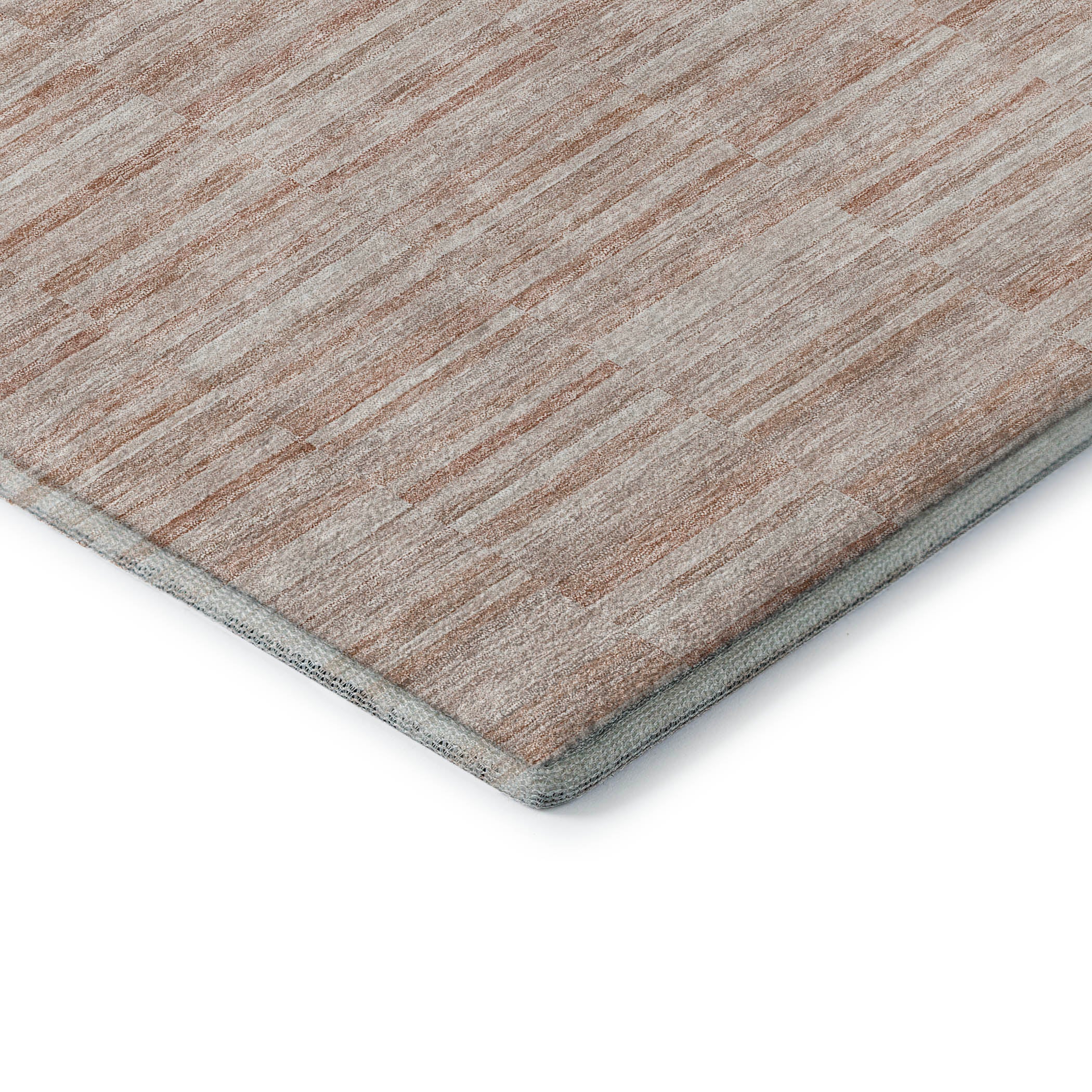 Colombo Machine Washable Transitional Salmon Orange Rug 1'8" x 2'6" #shape_Rectangle
