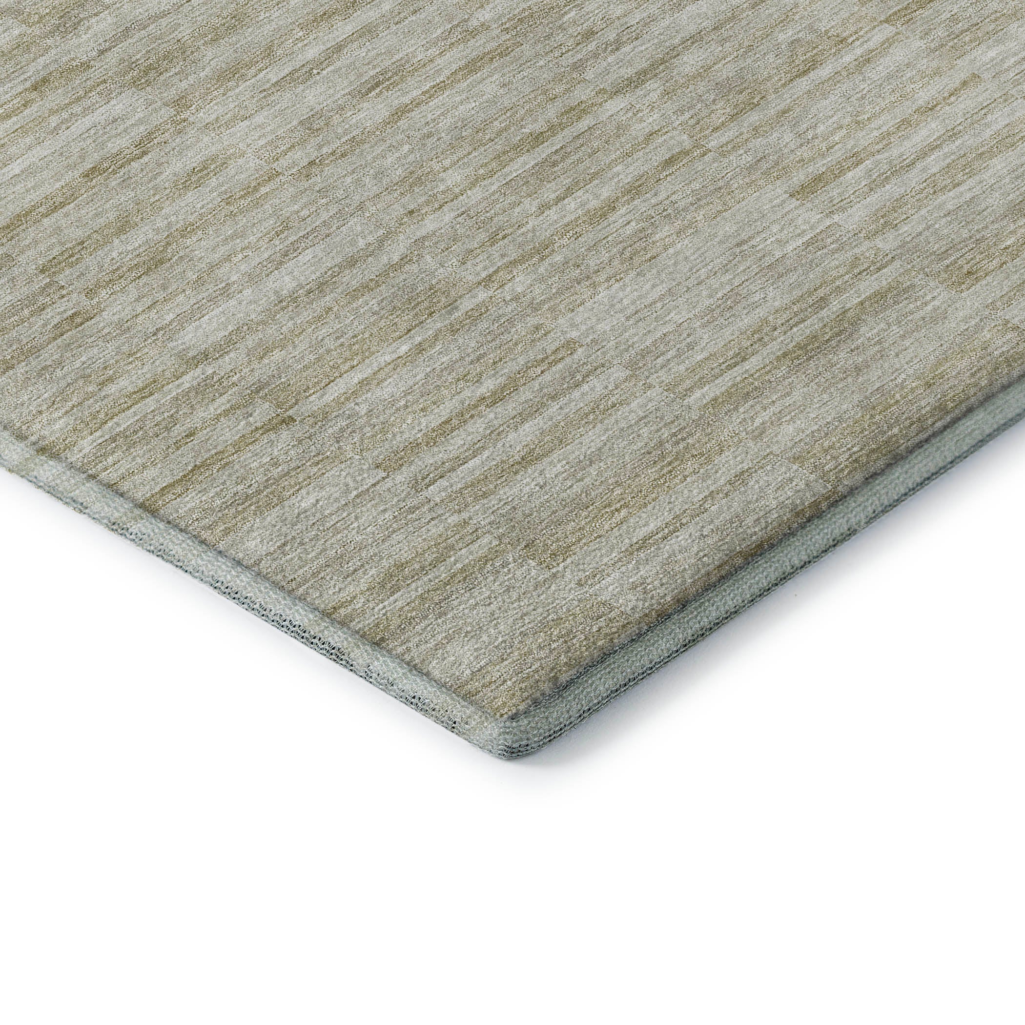 Colombo Machine Washable Transitional Taupe Brown Rug 1'8" x 2'6" #shape_Rectangle