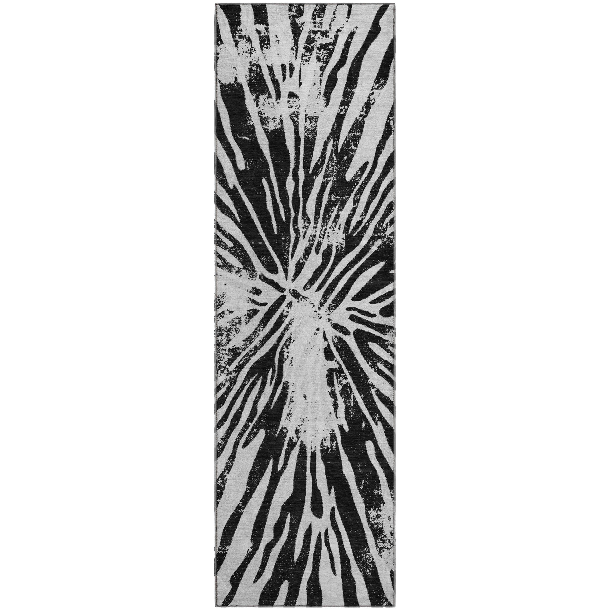 Prague Machine Washable Transitional Ivory Rug 2'3" x 7'6" #shape_Runner