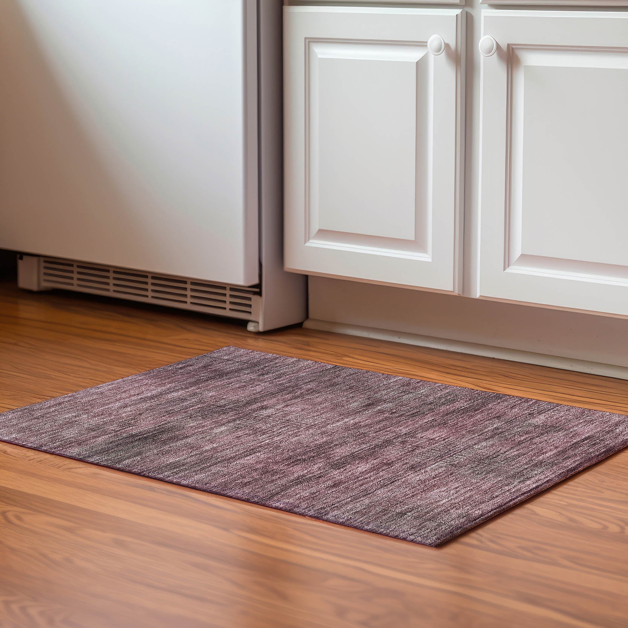 Porto Machine Washable Transitional Merlot Red Rug 1'8" x 2'6" #shape_Rectangle