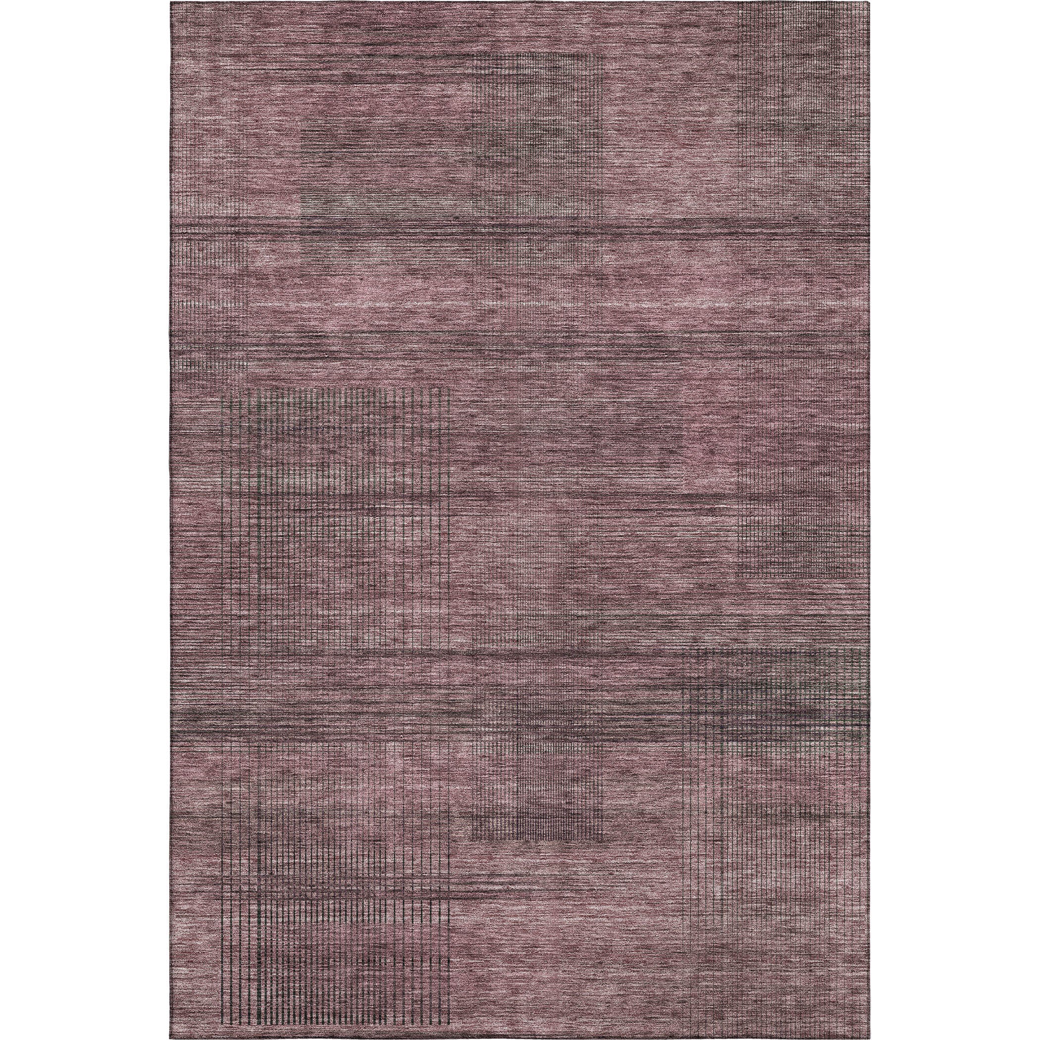 Porto Machine Washable Transitional Merlot Red Rug 2'6" x 3'10" #shape_Rectangle