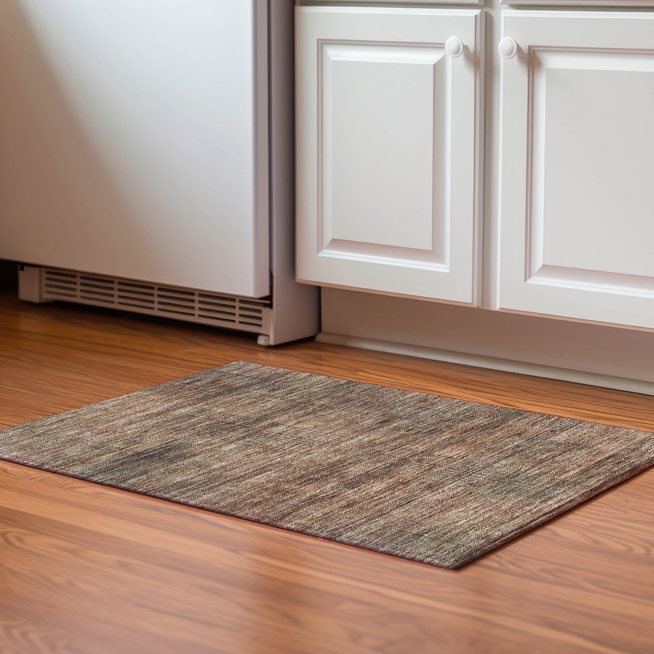 Porto Machine Washable Transitional Paprika Orange Rug 1'8" x 2'6" #shape_Rectangle