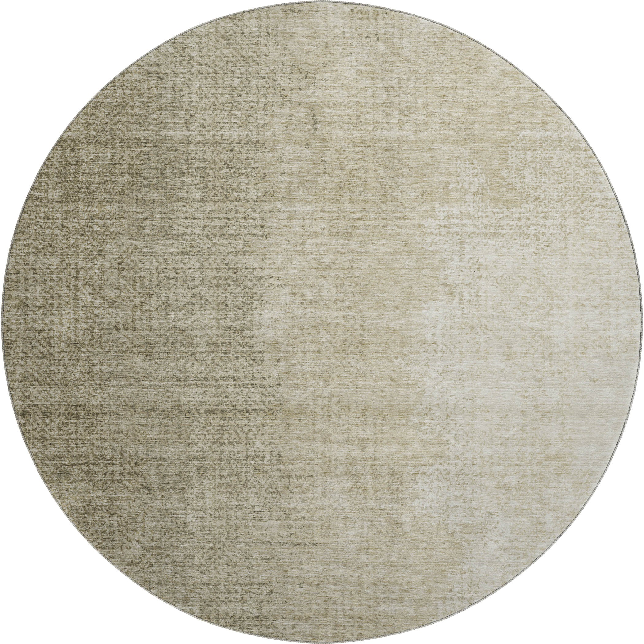 Mostar Machine Washable Transitional Brown Rug 8' x 8' #shape_Round