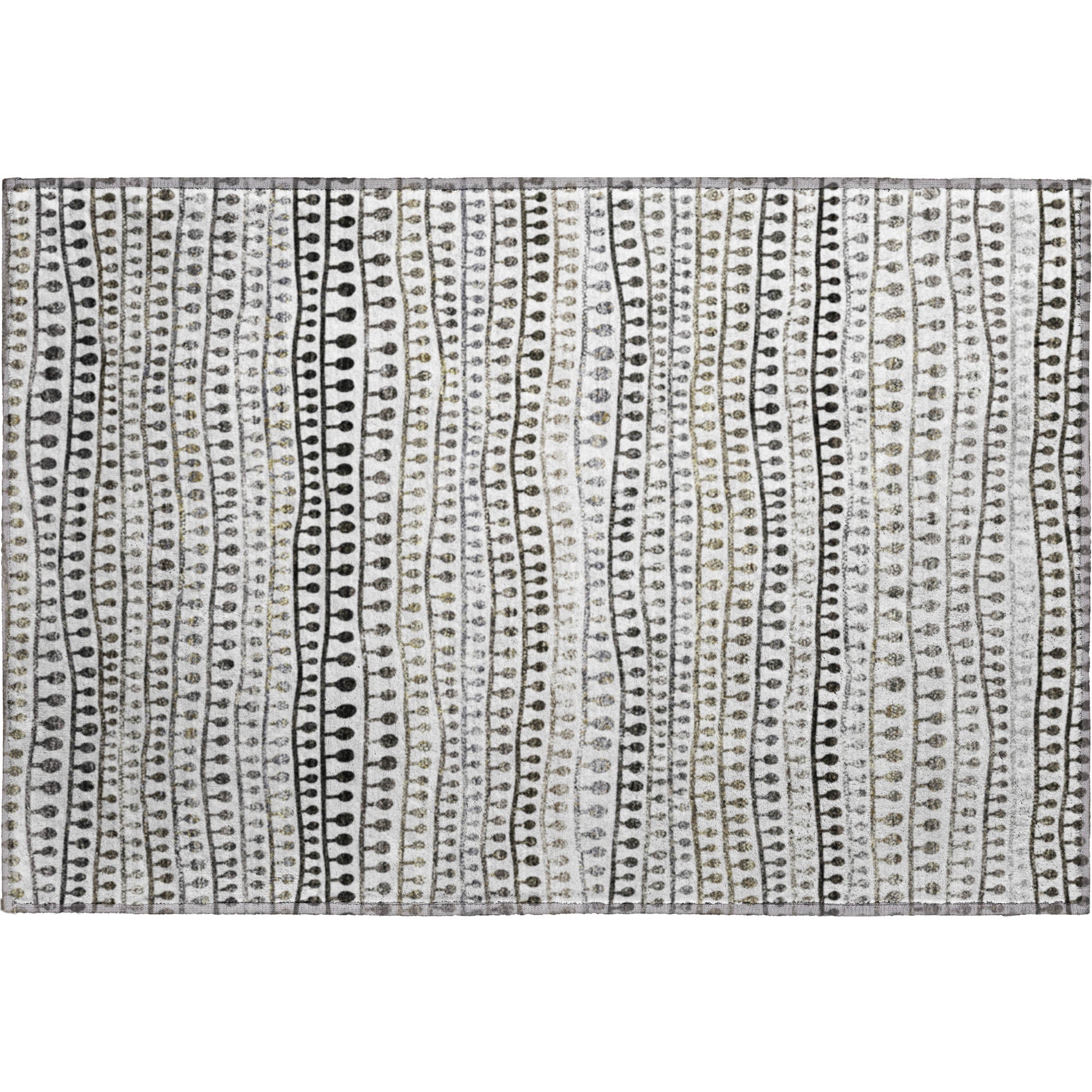 Nairobi Machine Washable Transitional Ivory Rug 1'8" x 2'6" #shape_Rectangle