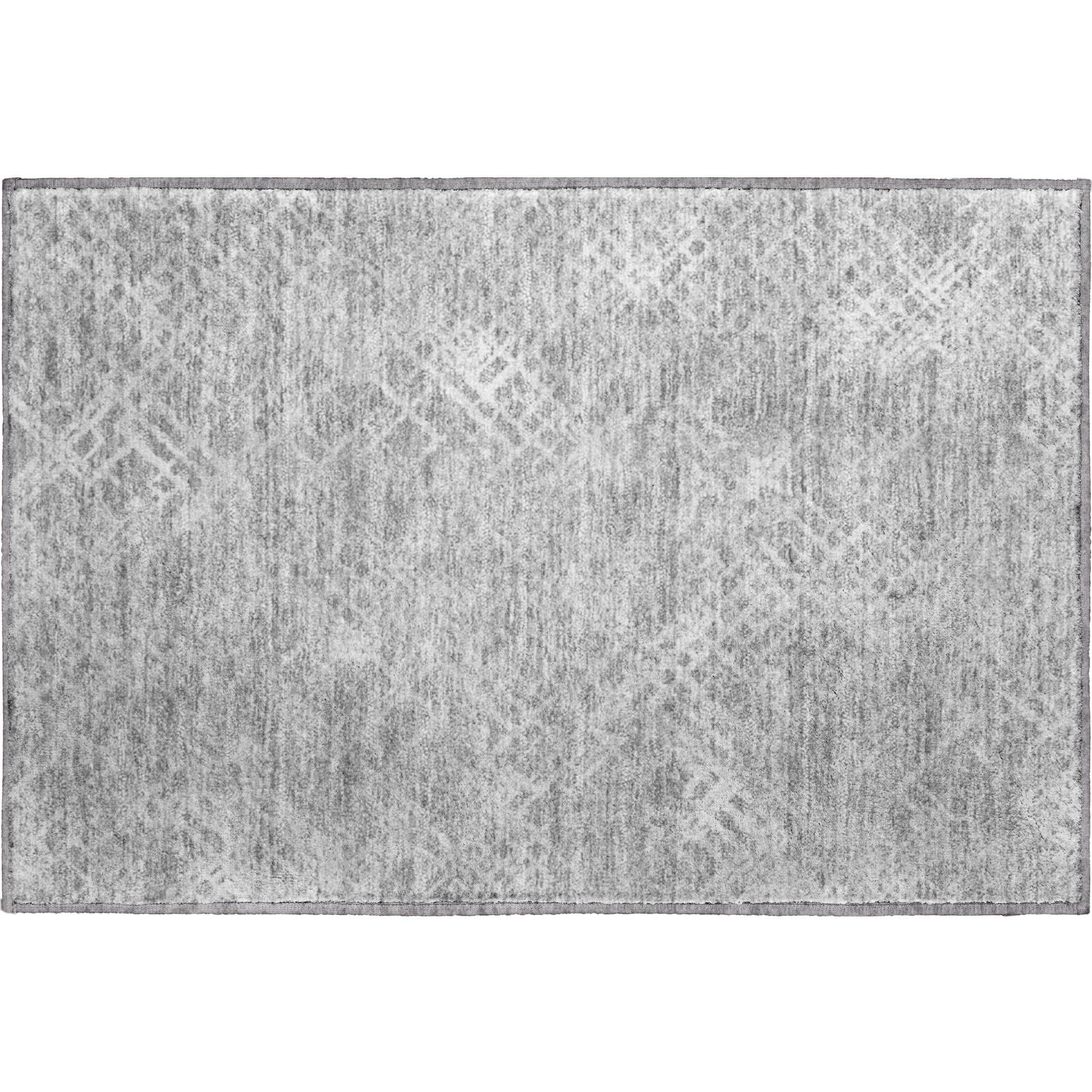 Tallinn Machine Washable Transitional Gray Rug 1'8" x 2'6" #shape_Rectangle