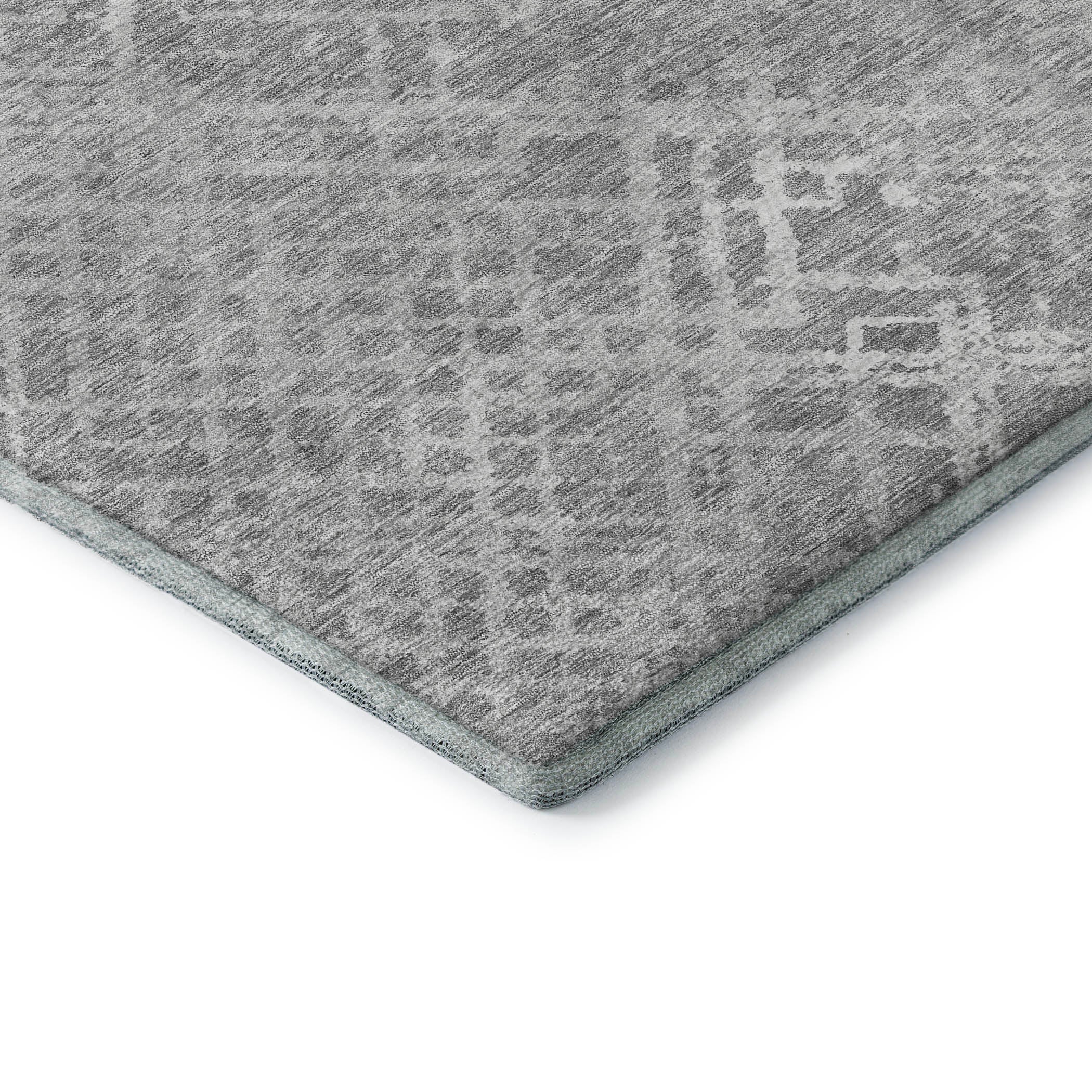 Tallinn Machine Washable Transitional Gray Rug 1'8" x 2'6" #shape_Rectangle