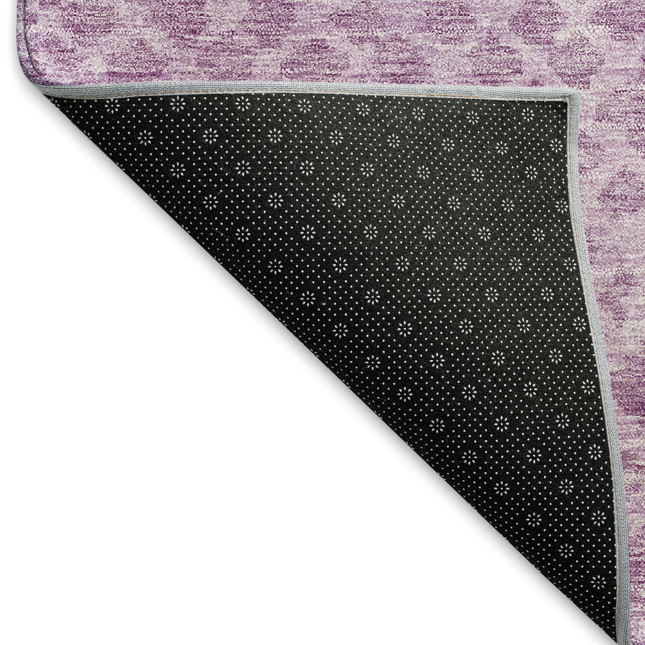 Tallinn Machine Washable Transitional Lavender Purple Rug 1'8" x 2'6" #shape_Rectangle
