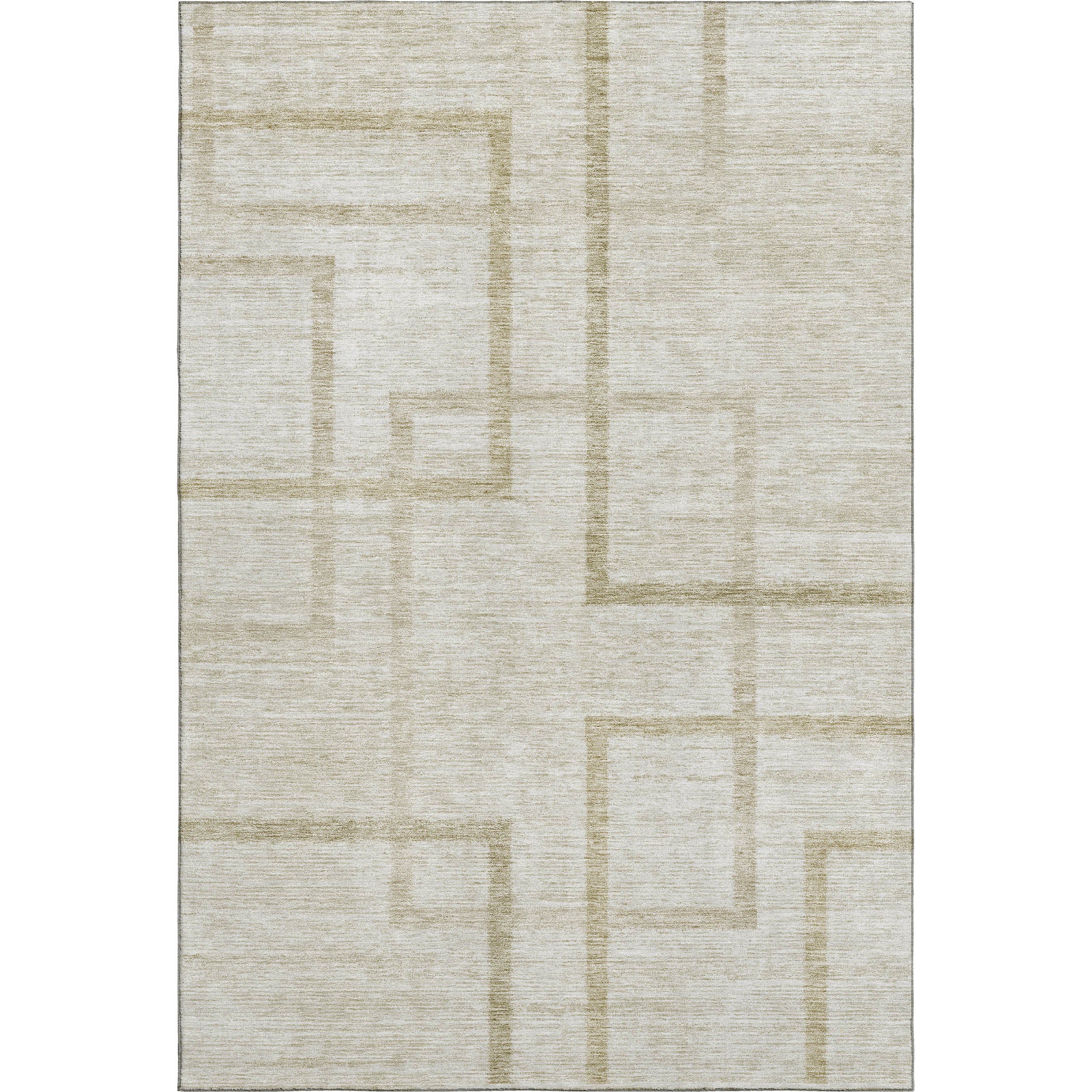 Montevideo Machine Washable Transitional Beige Brown Rug 2'6" x 3'10" #shape_Rectangle