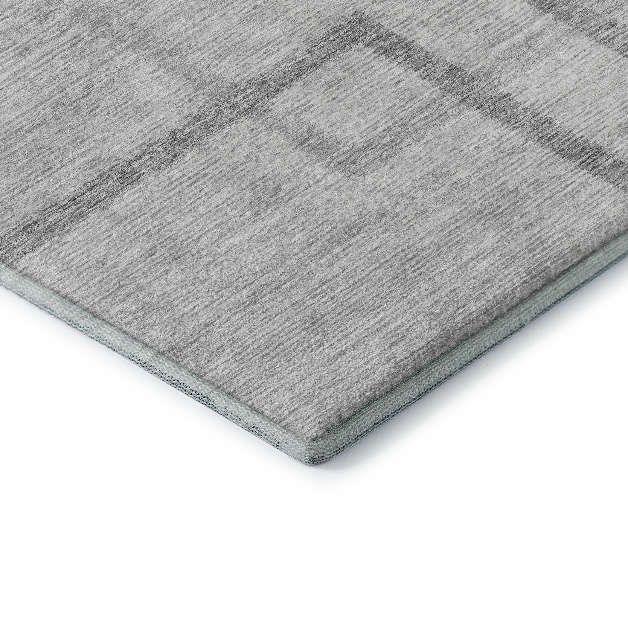 Montevideo Machine Washable Transitional Gray Rug 1'8" x 2'6" #shape_Rectangle