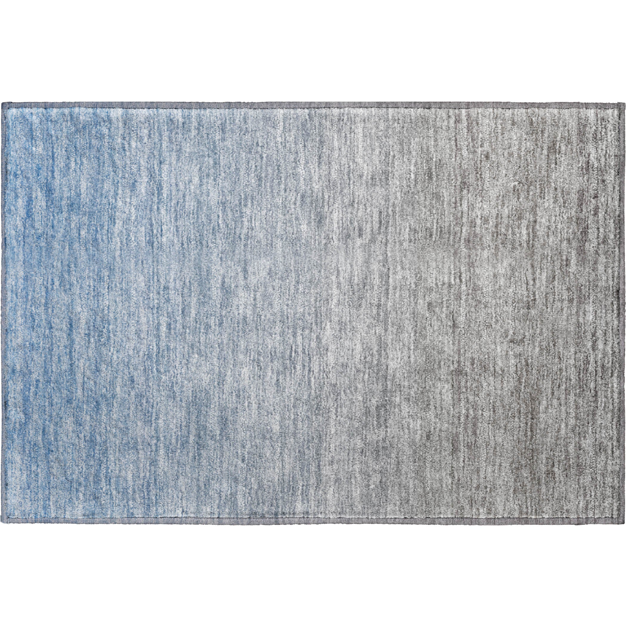 Tallinn Machine Washable Transitional Blue Rug 1'8" x 2'6" #shape_Rectangle
