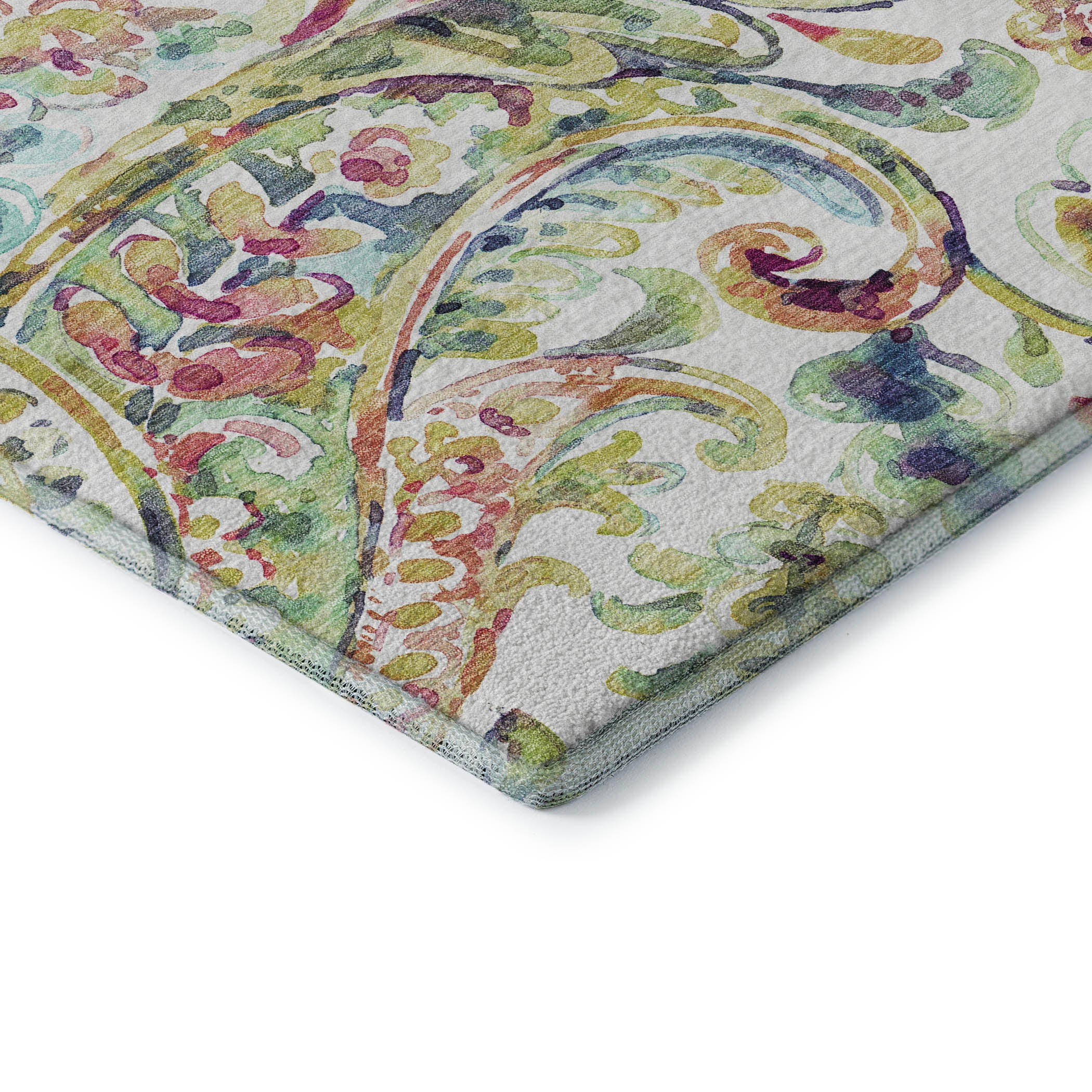 Chiang Mai Machine Washable Transitional Ivory Rug 1'8" x 2'6" #shape_Rectangle