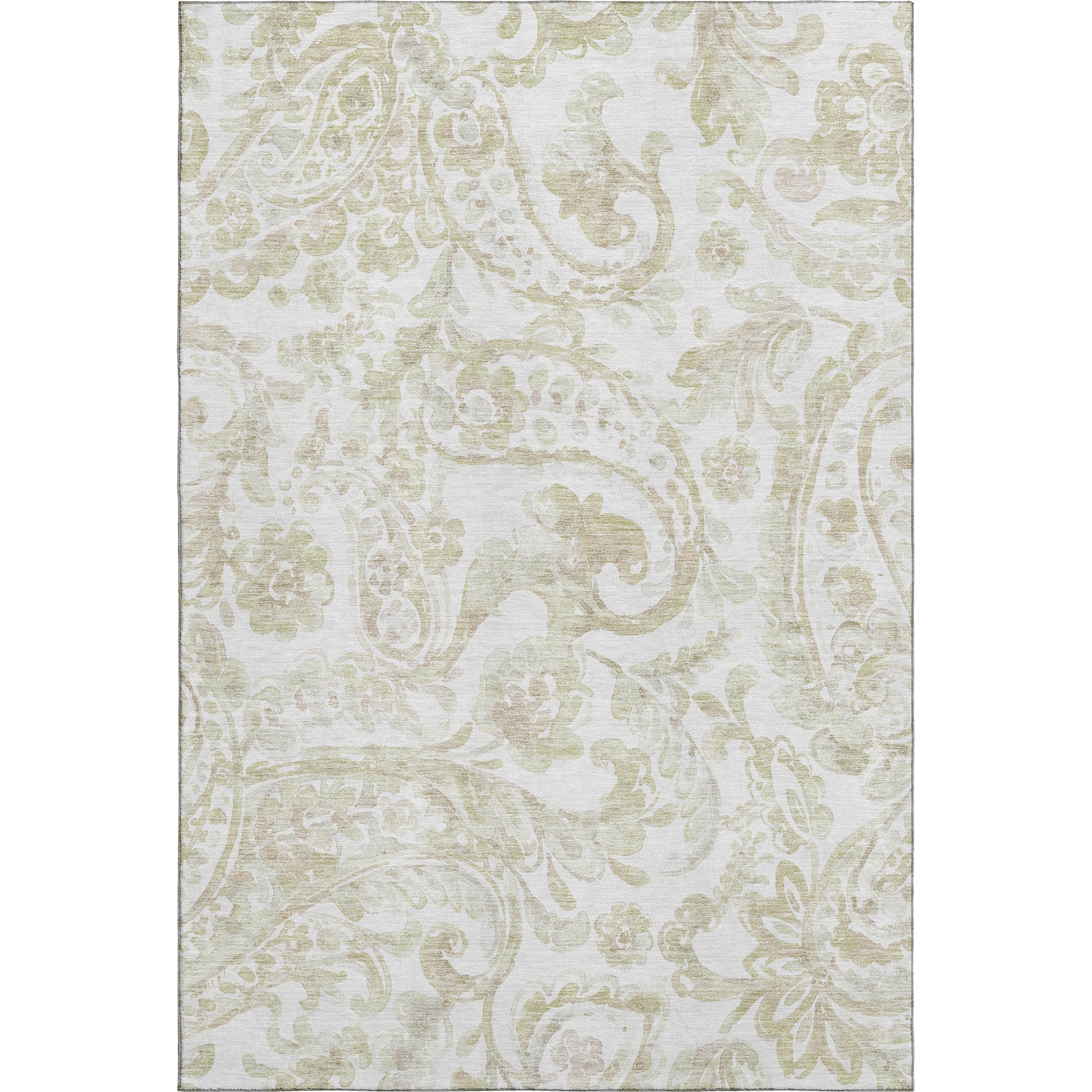 Budapest Machine Washable Transitional Beige Brown Rug 2'6" x 3'10" #shape_Rectangle