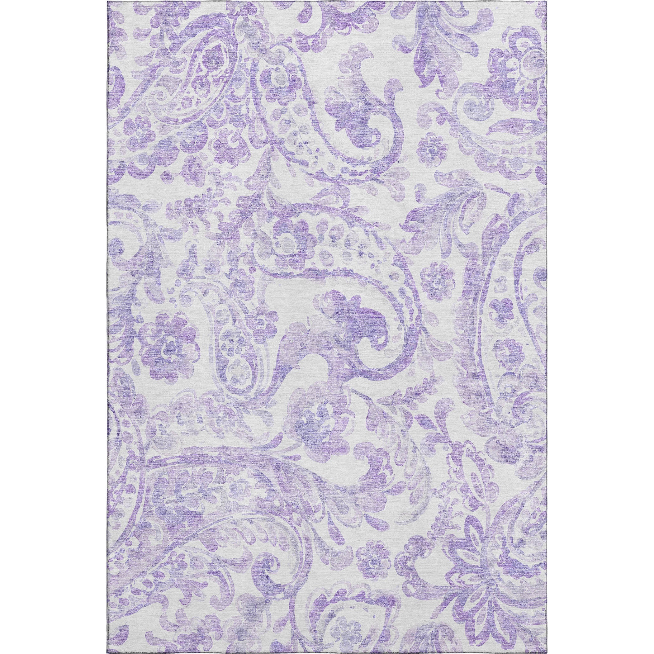Budapest Machine Washable Transitional Lavender Purple Rug 2'6" x 3'10" #shape_Rectangle