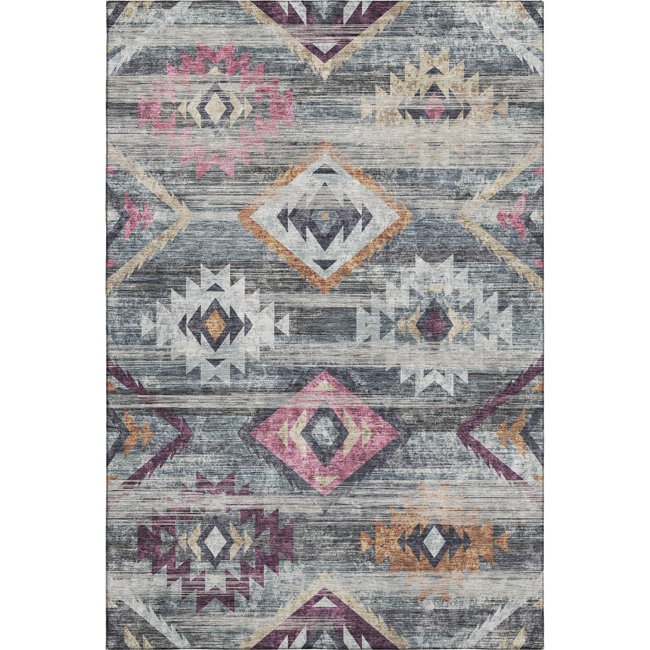 Ghent Machine Washable Transitional Gray Rug 2'6" x 3'10" #shape_Rectangle
