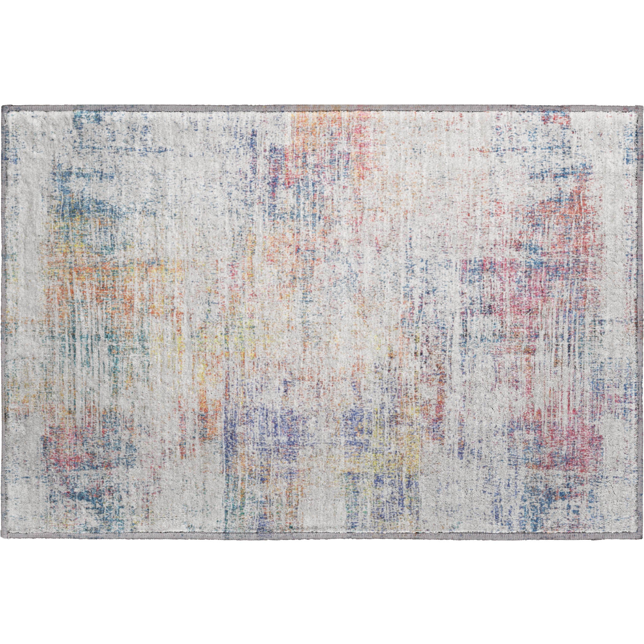 Bogota Machine Washable Transitional Ivory Rug 1'8" x 2'6" #shape_Rectangle
