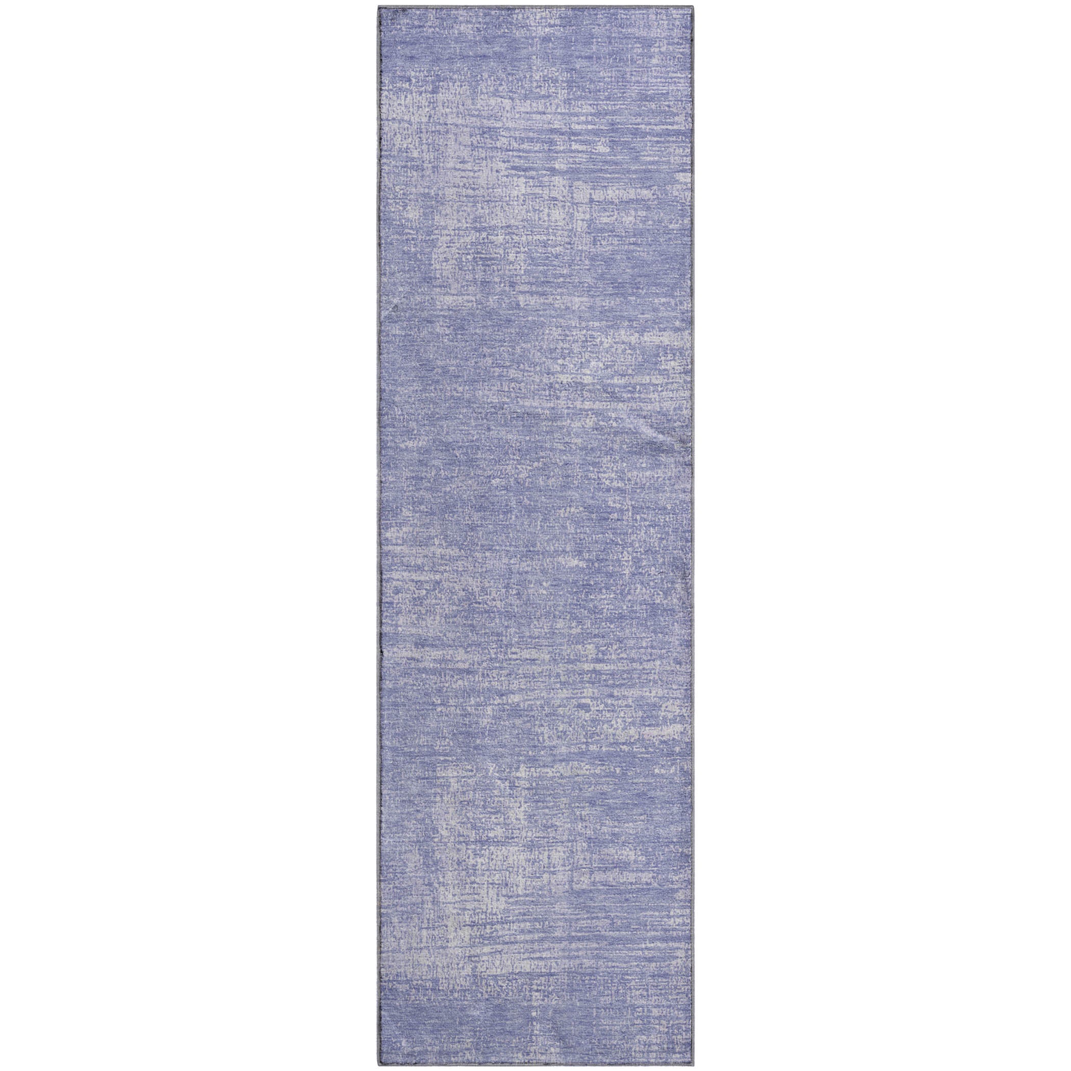 Bern Machine Washable Transitional Lavender Purple Rug 2'3" x 7'6" #shape_Runner