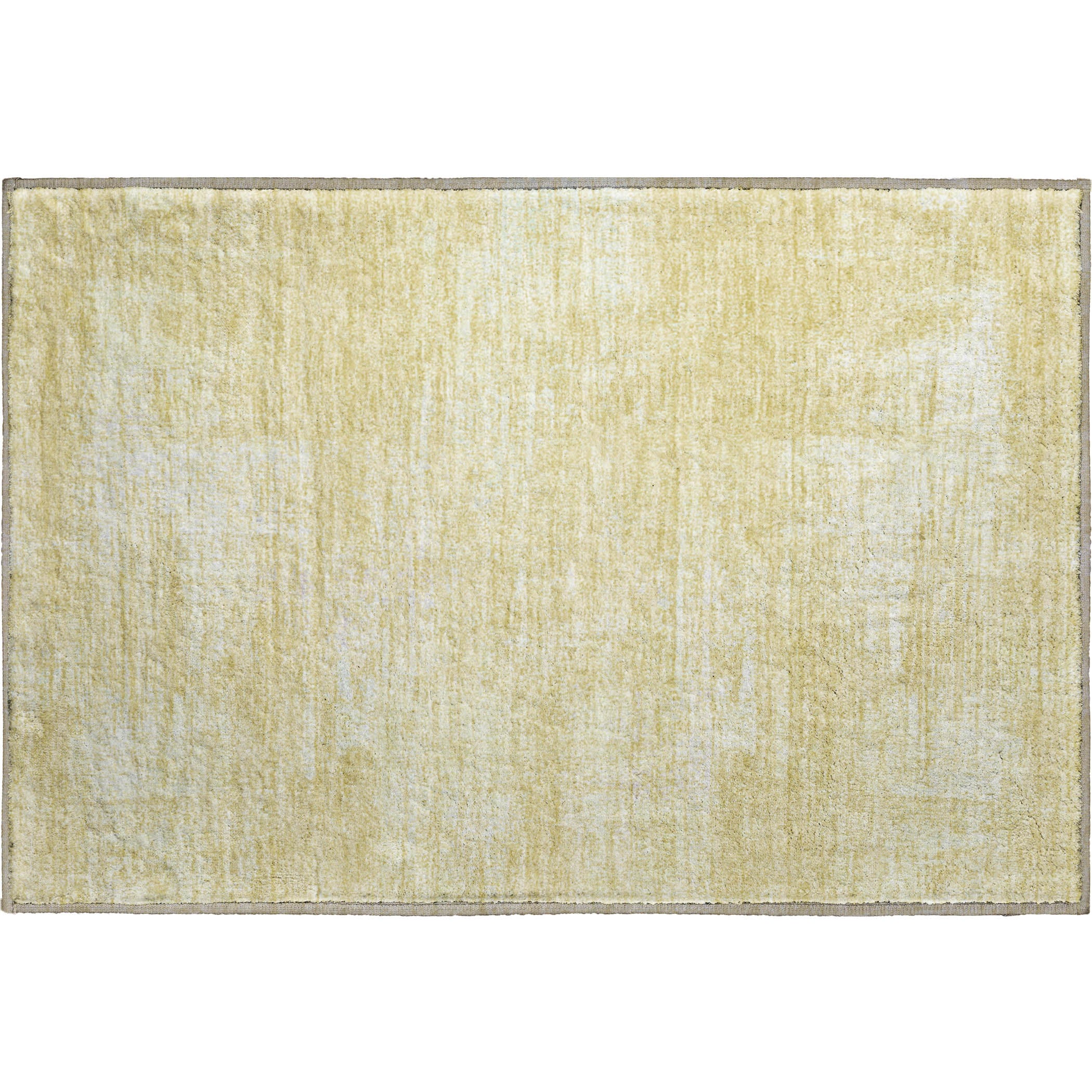 Bern Machine Washable Transitional Wheat Gold Rug 1'8" x 2'6" #shape_Rectangle
