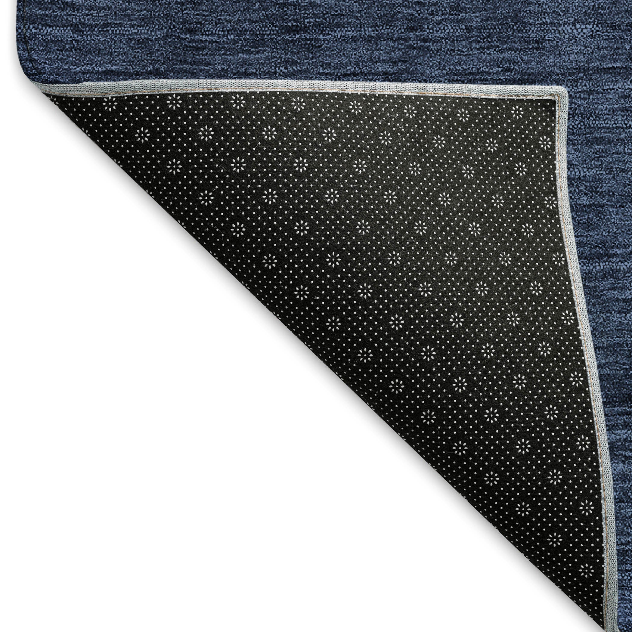 Lucerne Machine Washable Transitional Navy Blue Rug 1'8" x 2'6" #shape_Rectangle
