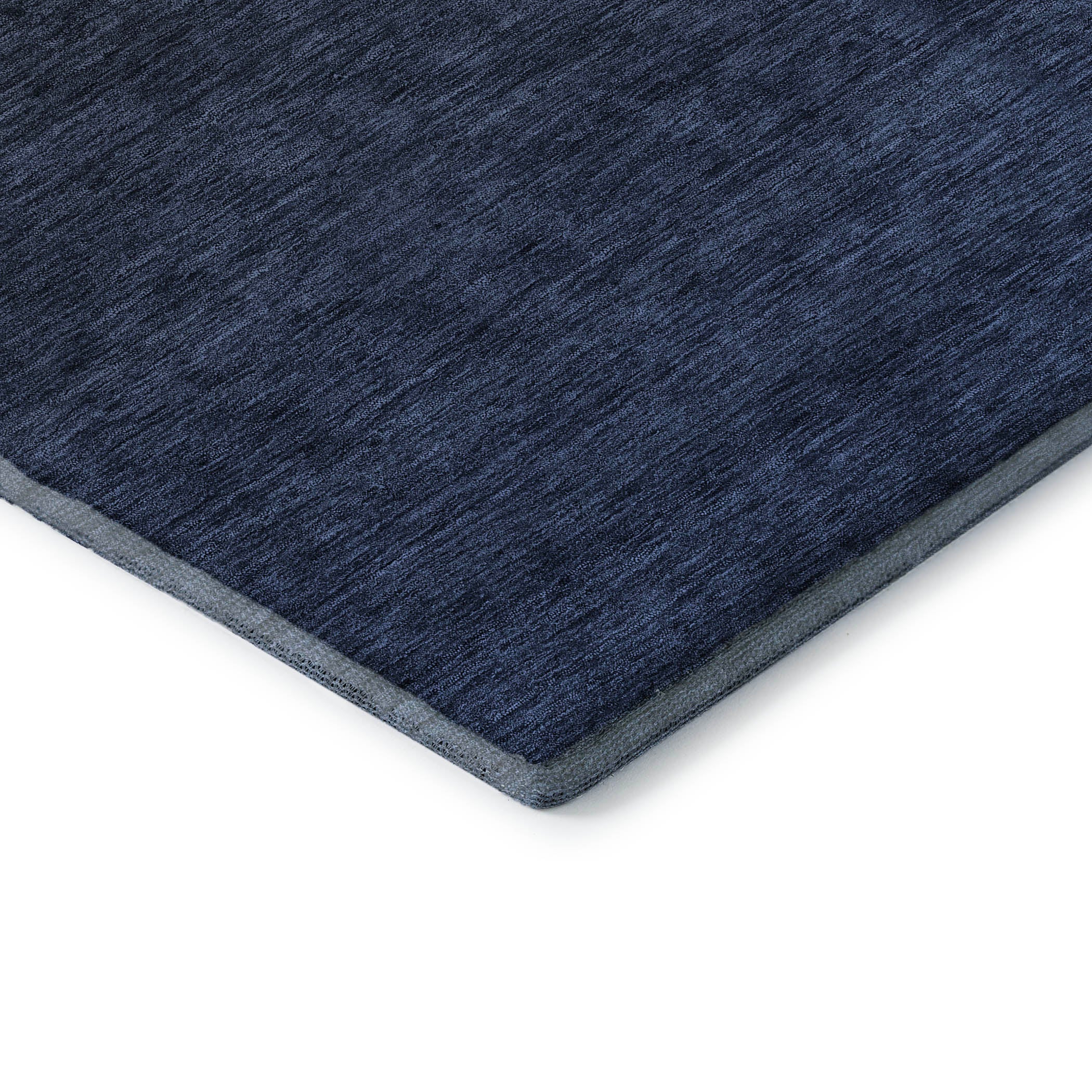Lucerne Machine Washable Transitional Navy Blue Rug 1'8" x 2'6" #shape_Rectangle