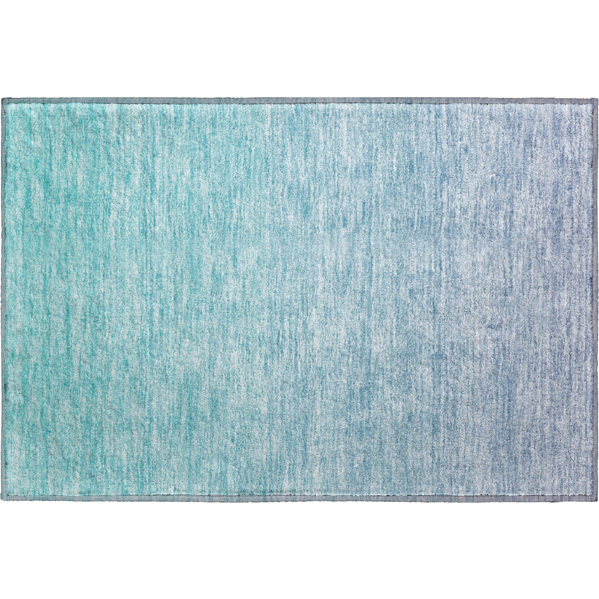 Sintra Machine Washable Transitional Sky Blue Rug 1'8" x 2'6" #shape_Rectangle