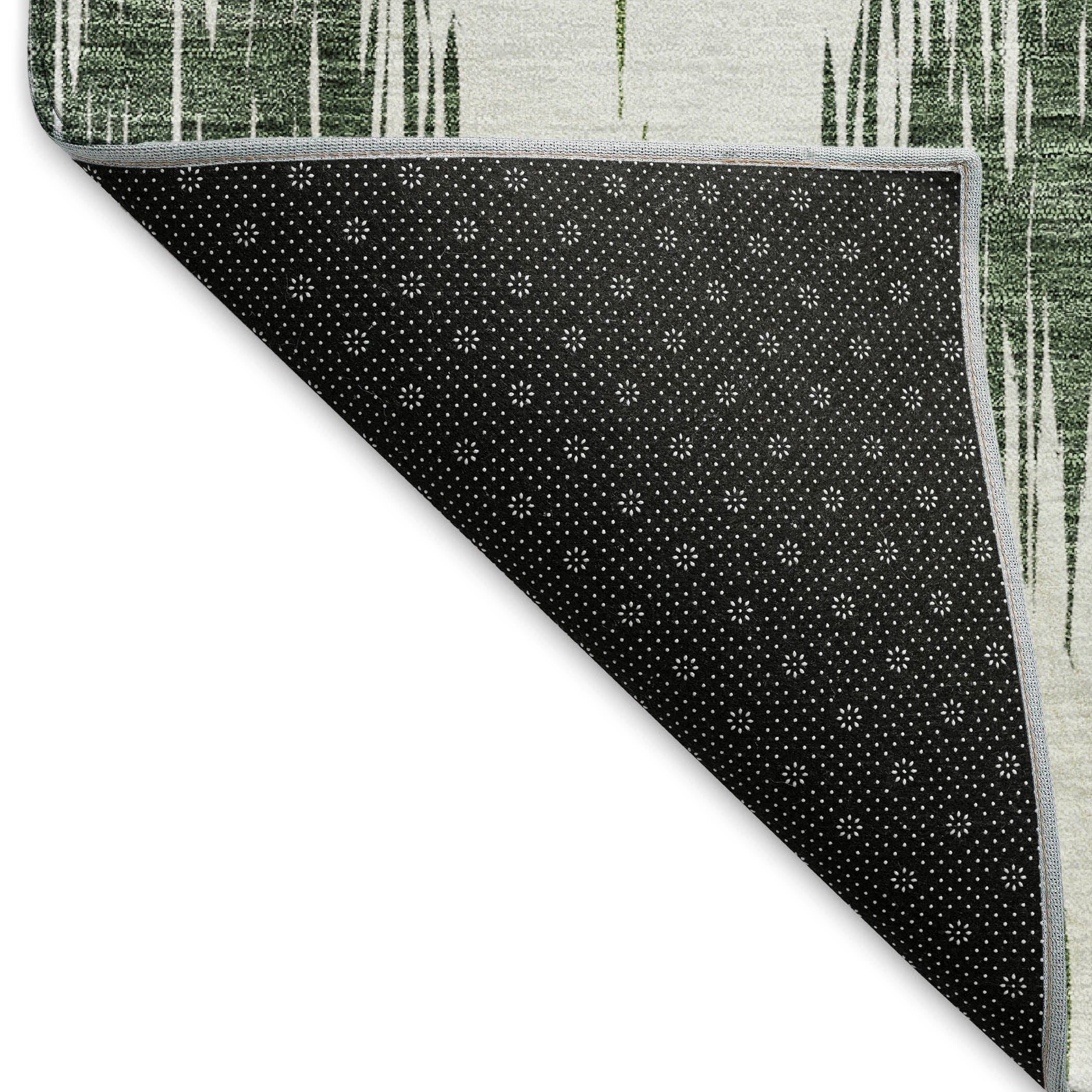 Lucerne Machine Washable Transitional Fern Green Rug 1'8" x 2'6" #shape_Rectangle