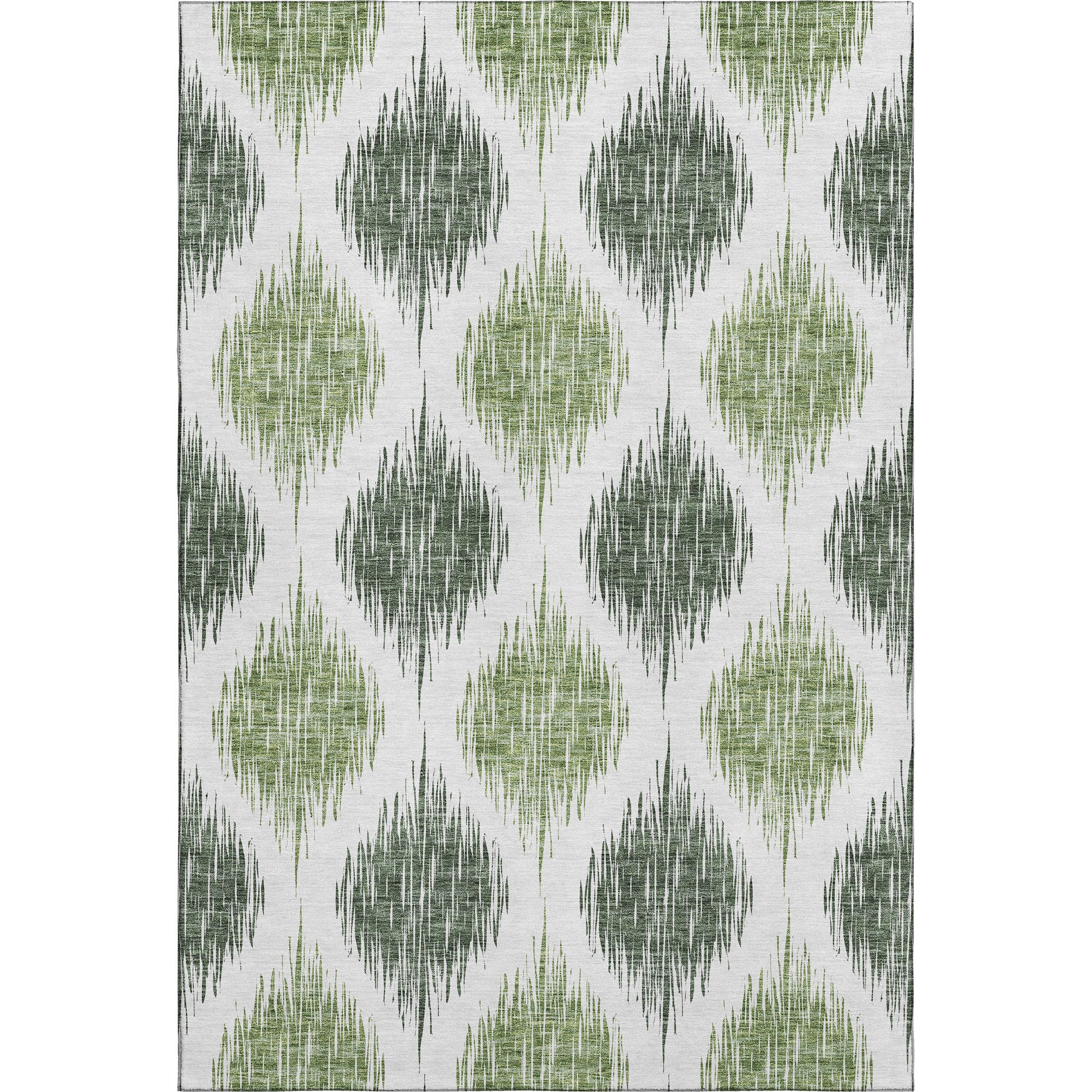 Lucerne Machine Washable Transitional Fern Green Rug 2'6" x 3'10" #shape_Rectangle